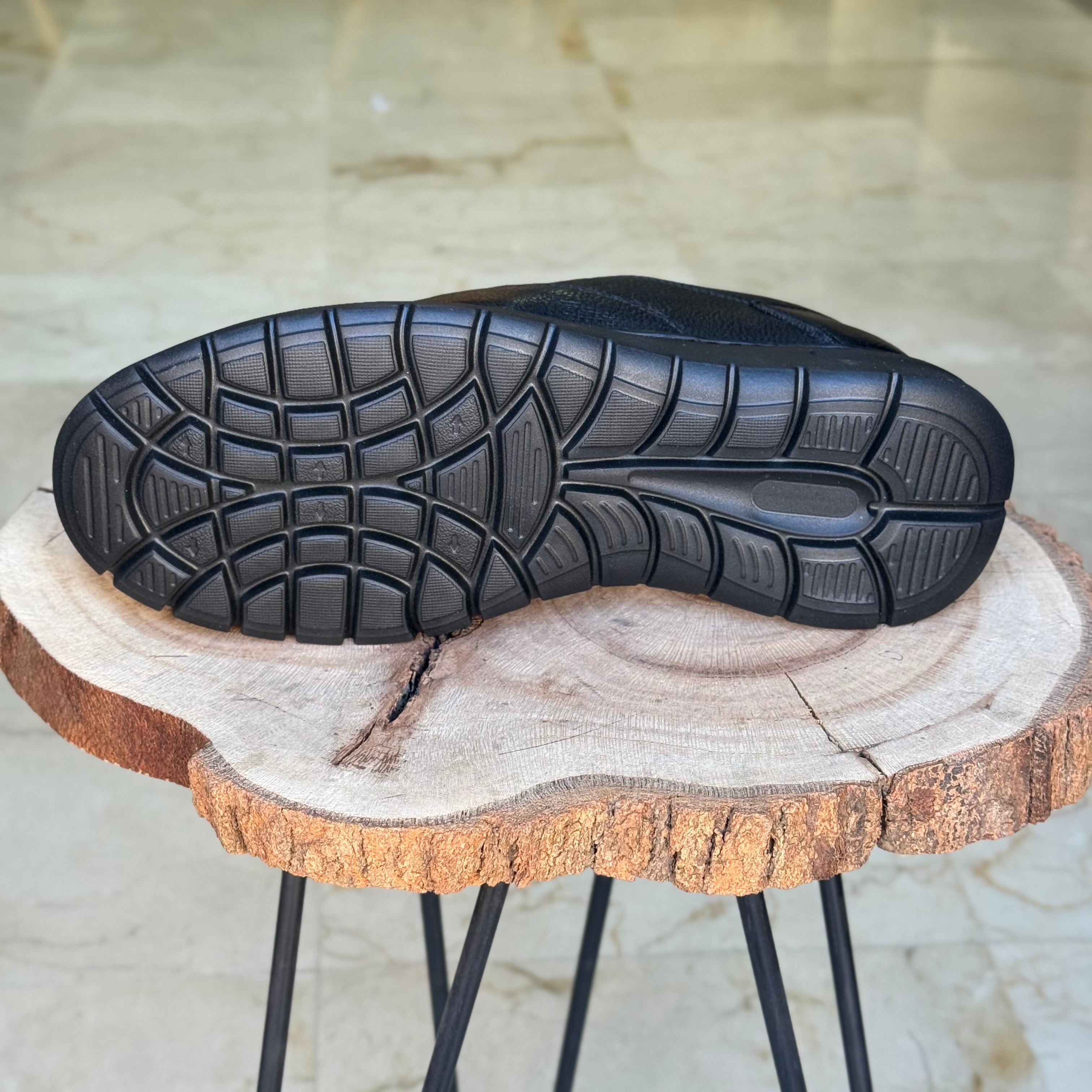 Chaussure Médical En cuir 1003 Noir