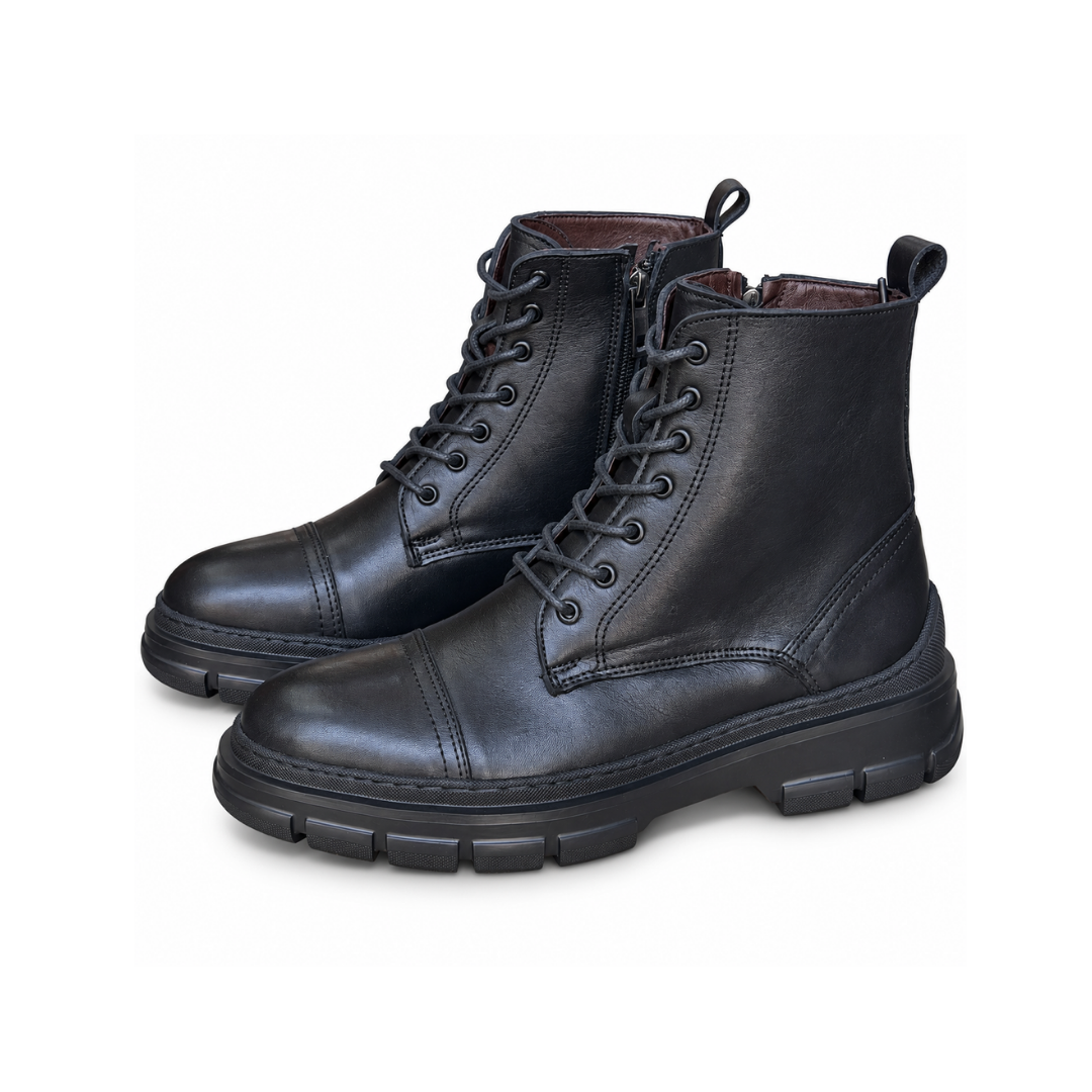 Bottine En Cuir STORM 504 Noir