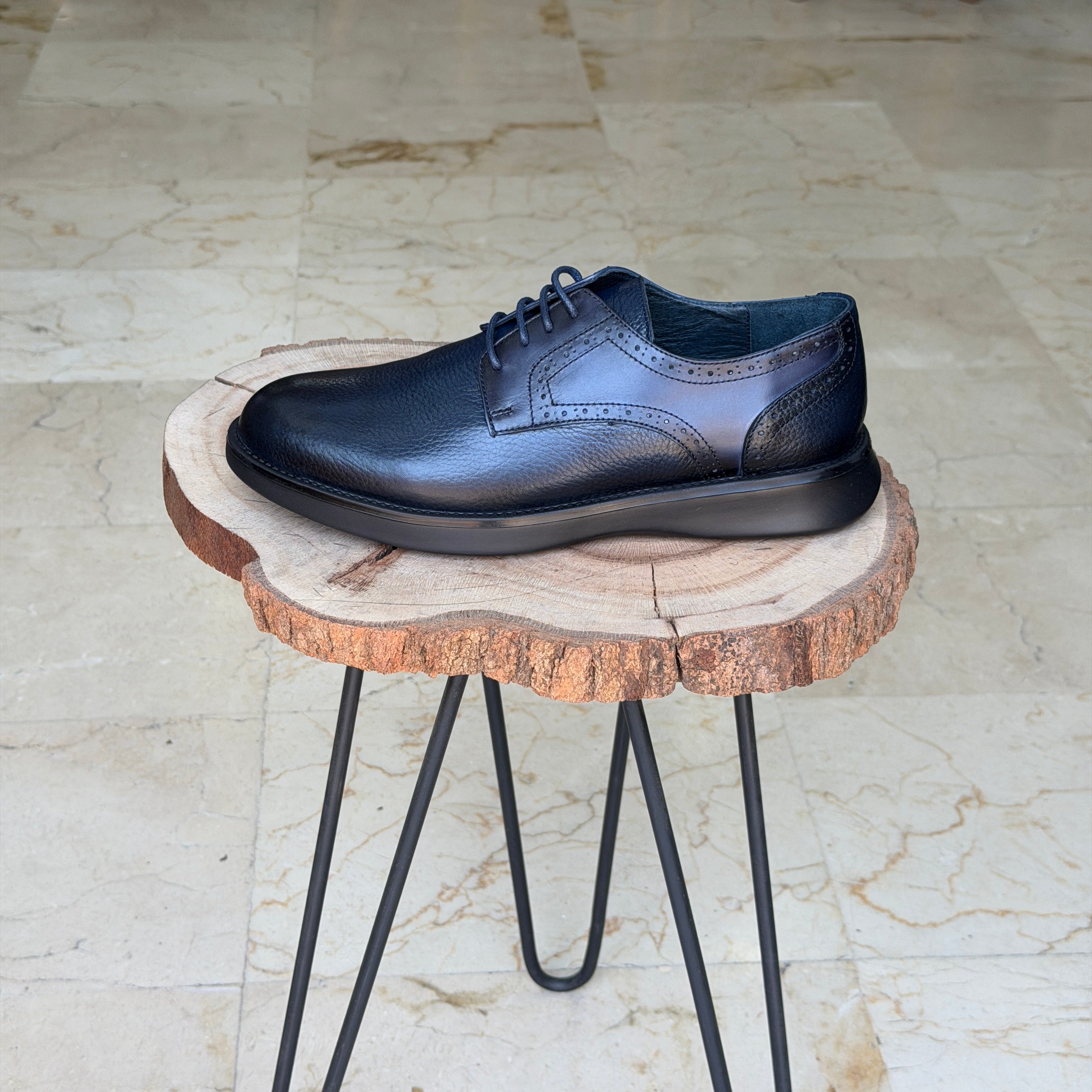 CHAUSSURES EN CUIR ELLEGANO 0467 BLEU