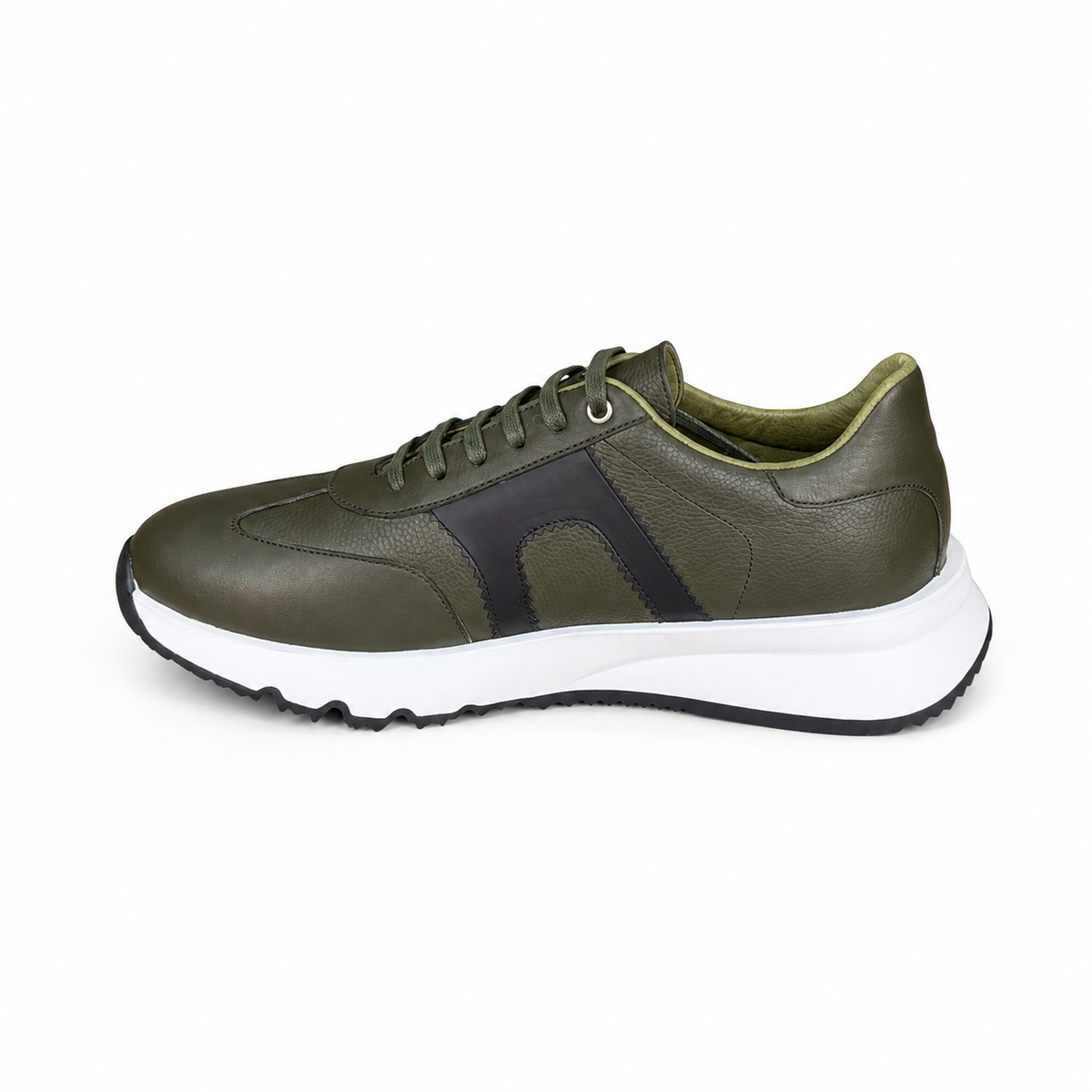 basket en cuir - 926 New VERT