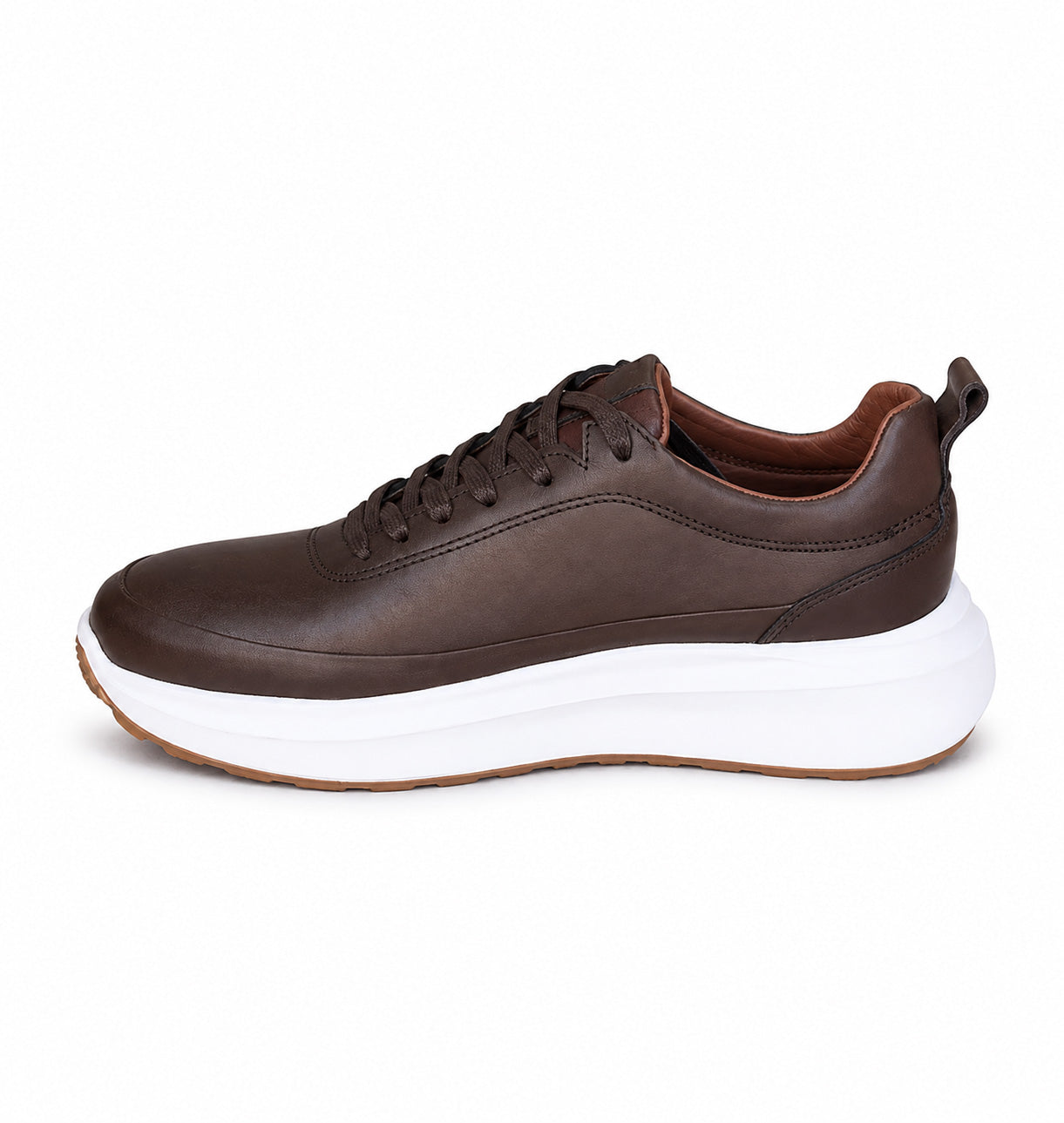 Basket en cuir - 934 MARRON