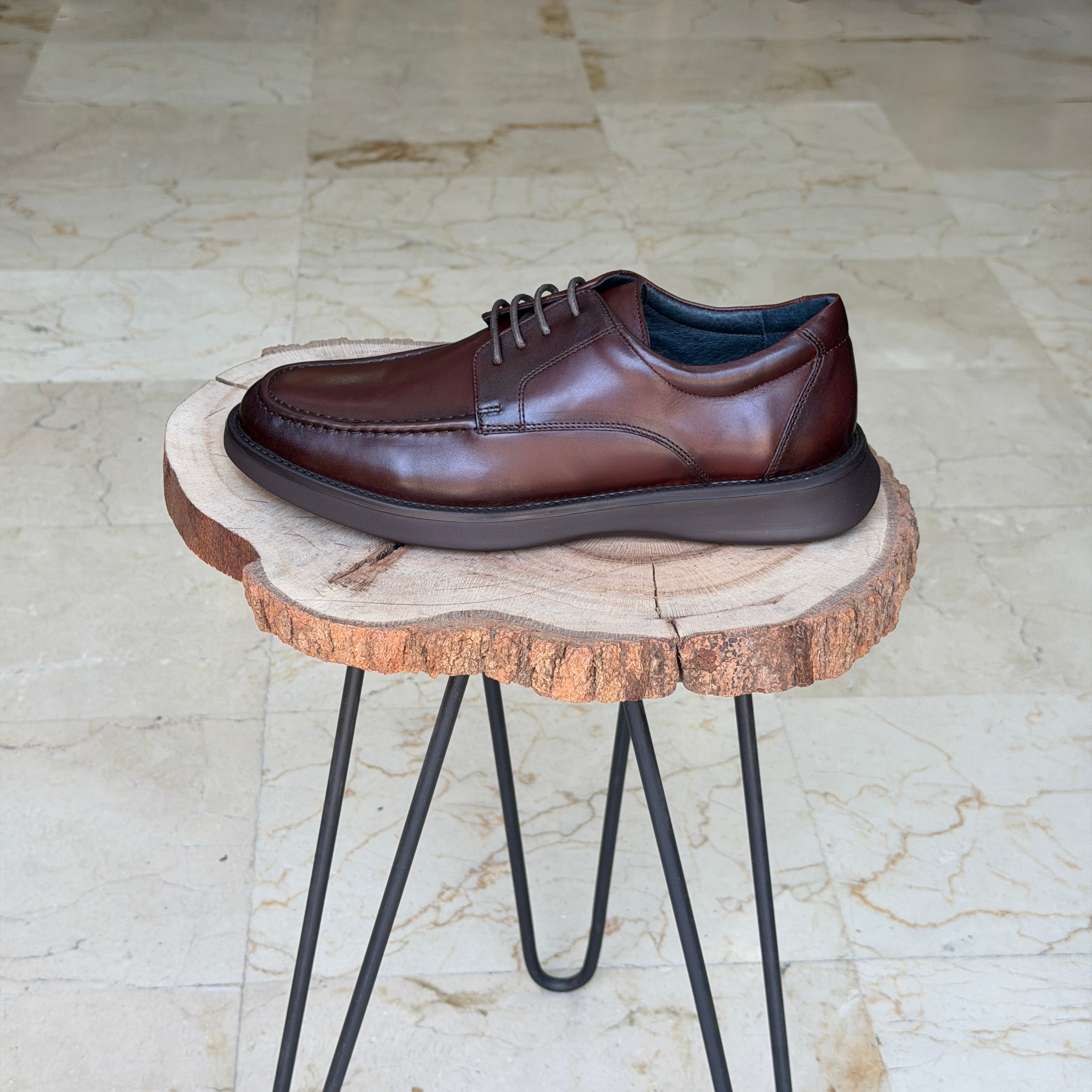 CHAUSSURES EN CUIR ELLEGANO 478 TABA