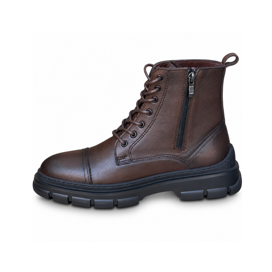 Bottine En Cuir STORM 504 MARRON