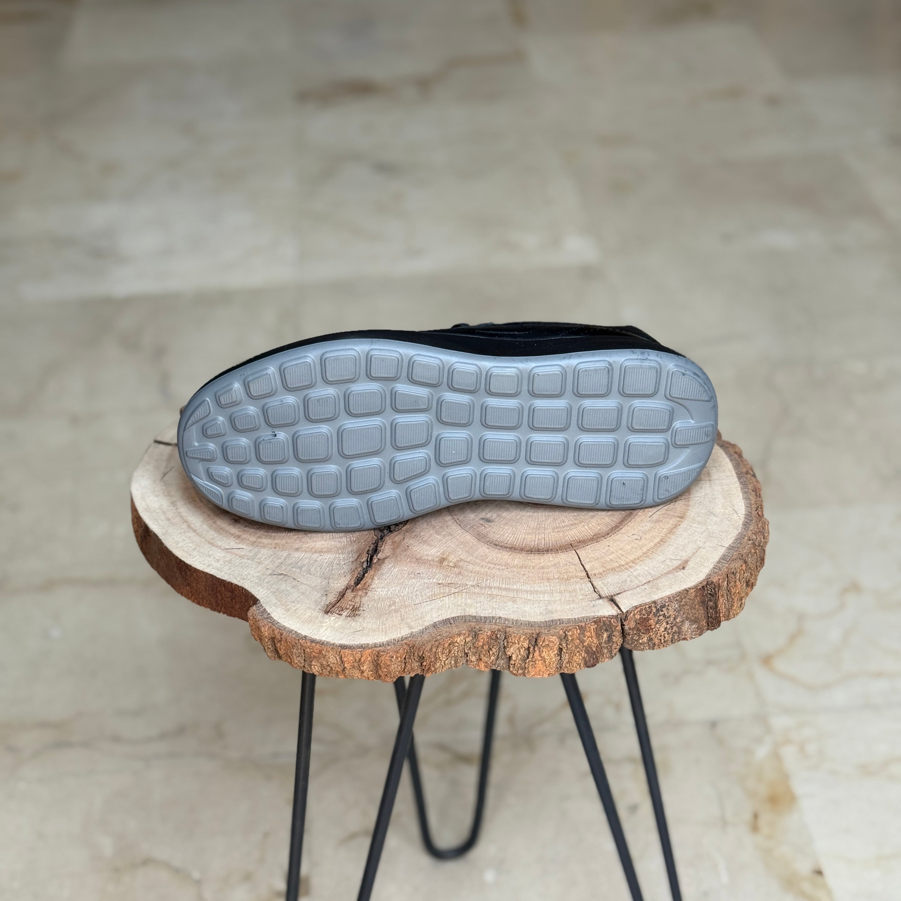 BASKET EN CUIR - 874 NOIR