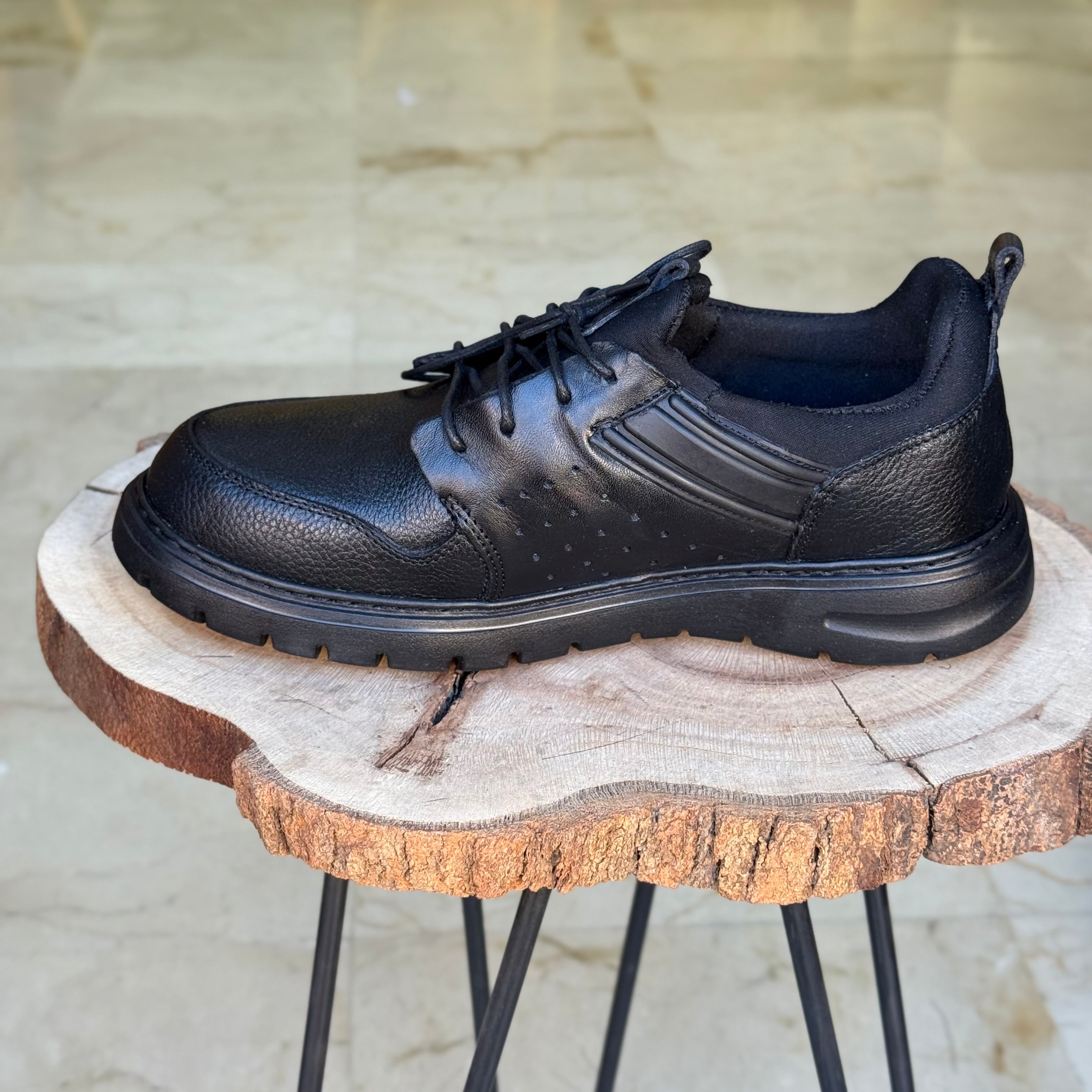 Chaussure Médical En cuir 140 NOIR