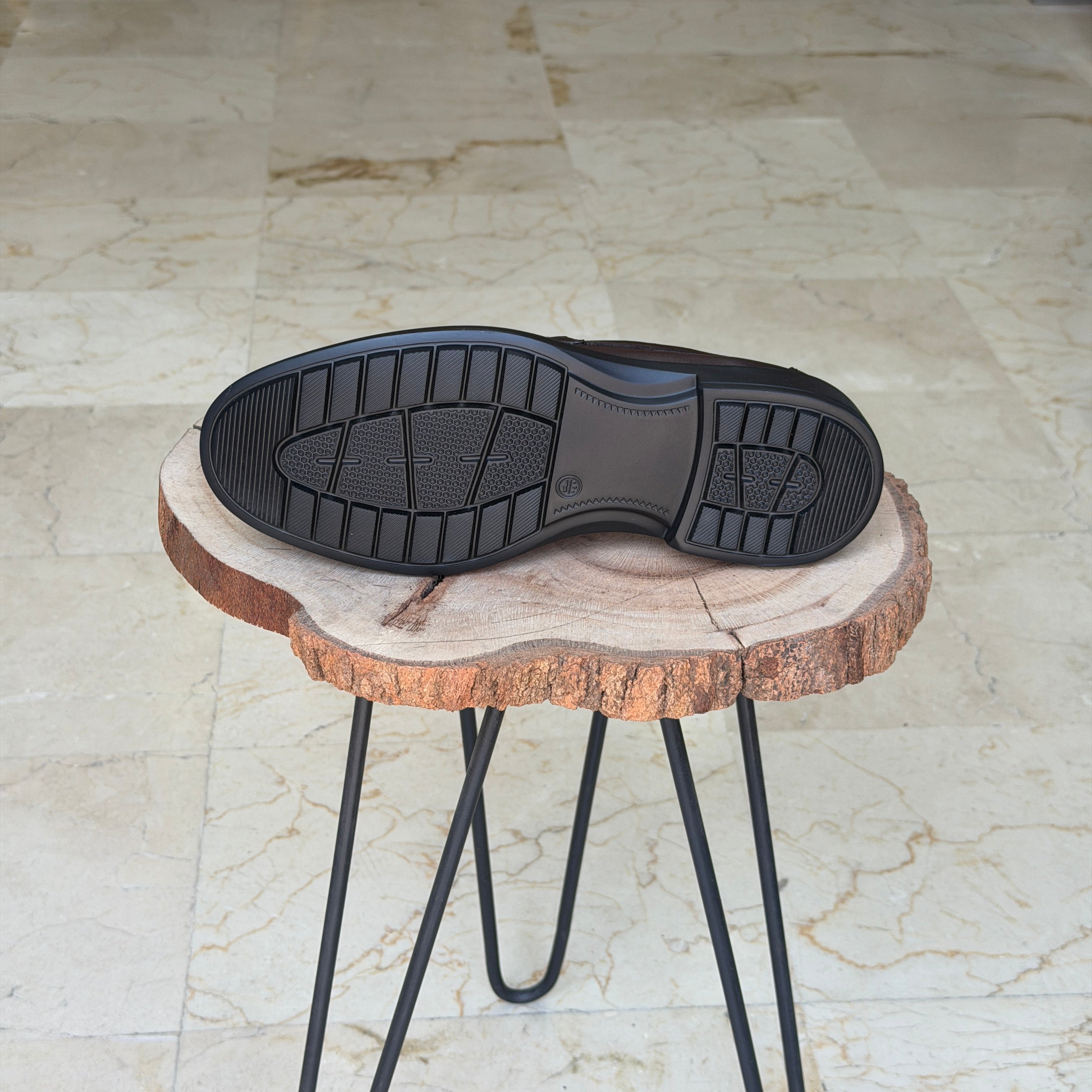 CHAUSSURES EN CUIR VÈRITABLES 017 marron