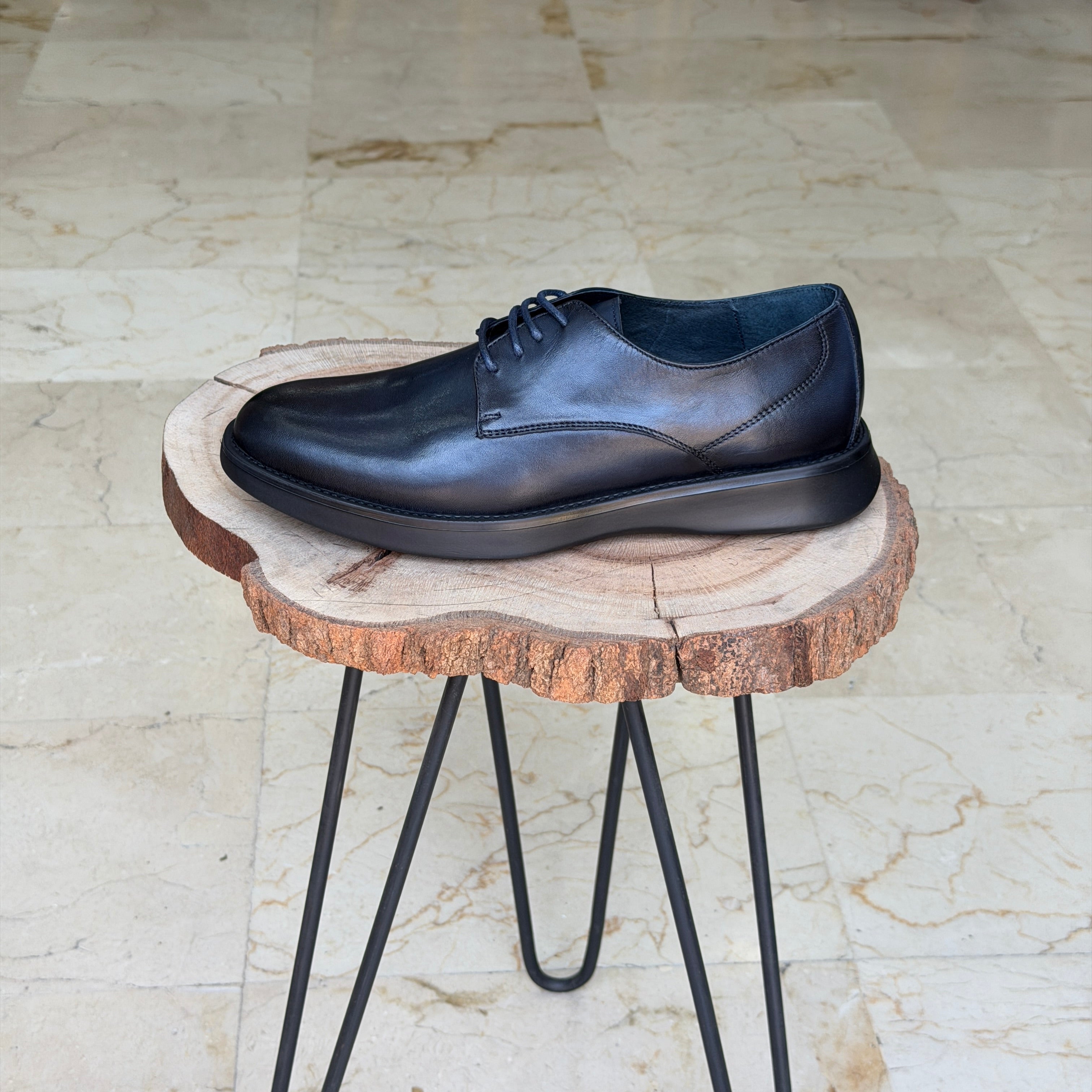 CHAUSSURES EN CUIR ELLEGANO 342 BLEU