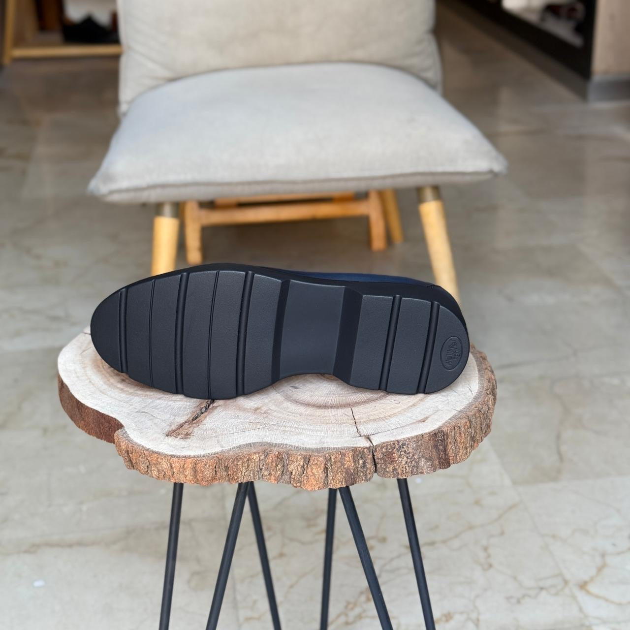 CHAUSSURES EN CUIR VÈRITABLES 109 BLEU