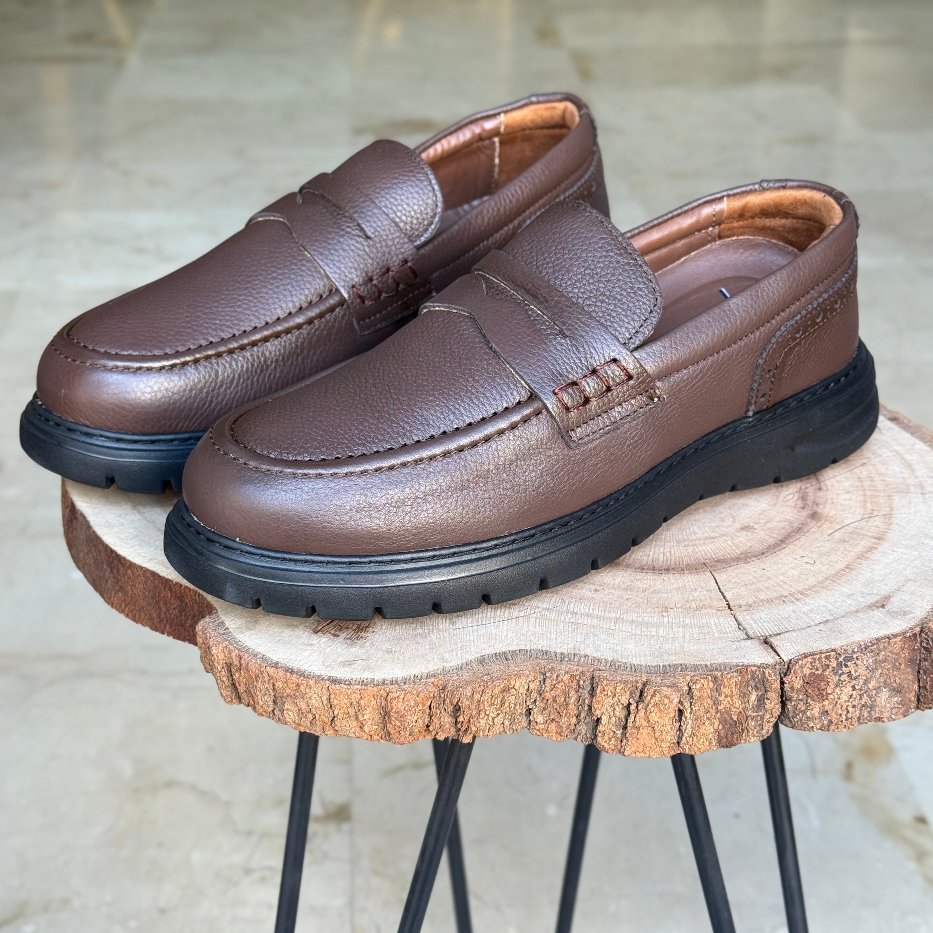 Chaussure Médical En cuir 125 Marron