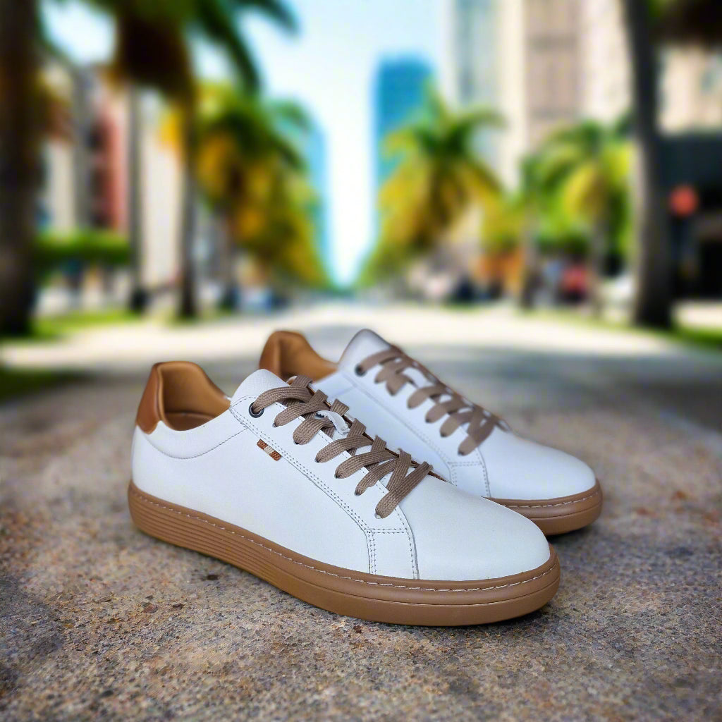 Basket En Cuir wilson Blanc - T - 528