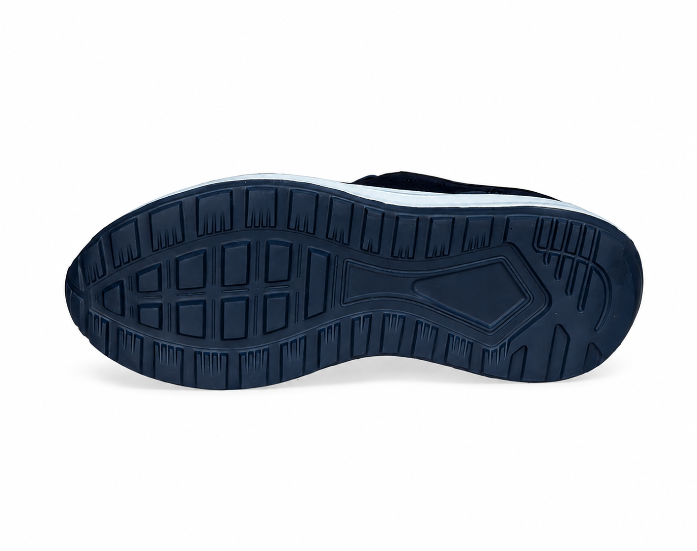 Basket en cuir - 934 BLEU