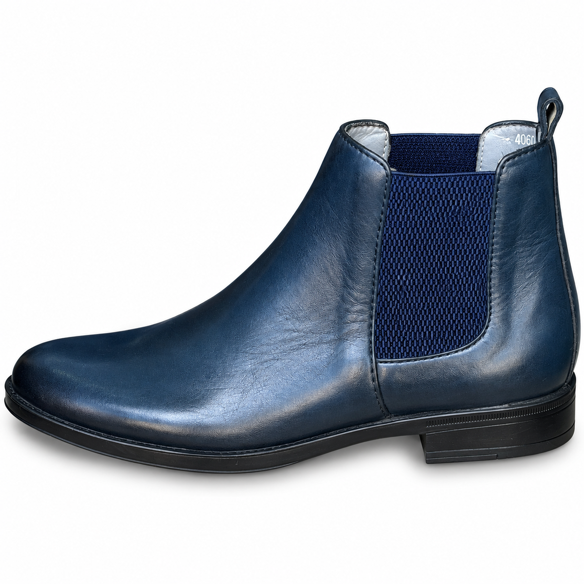 Bottine En Cuir 4060 bleu