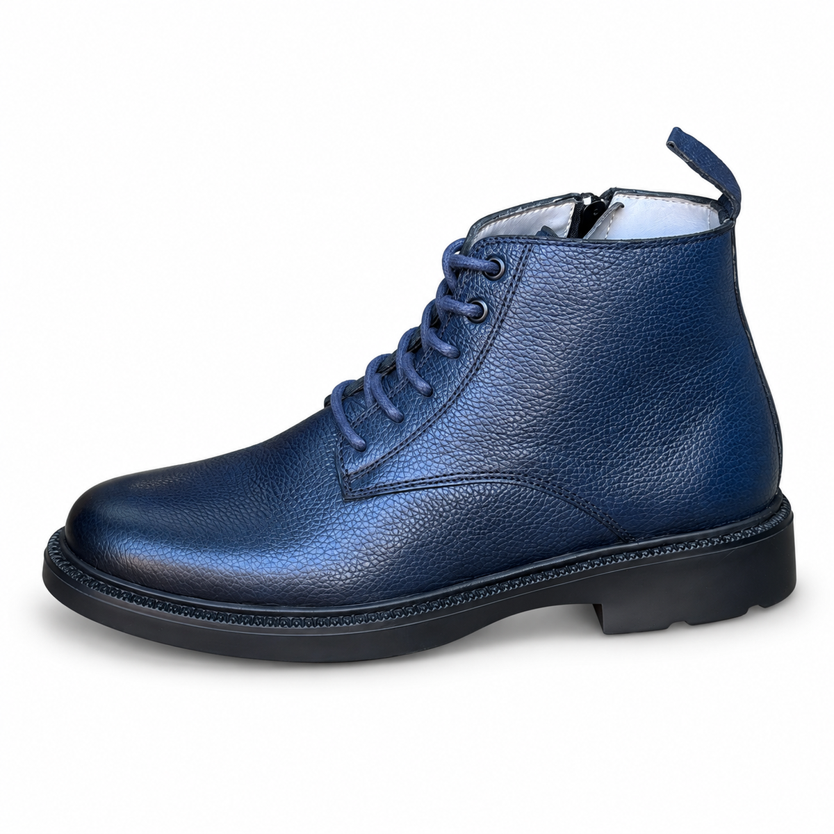 Bottine En Cuir 905 bleu