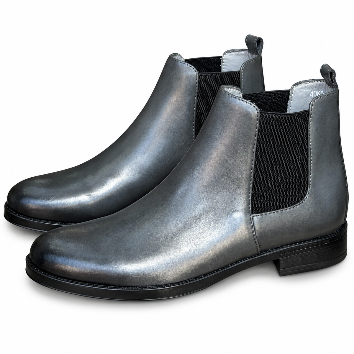 Bottine En Cuir 4060 gris