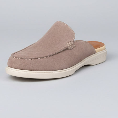 SP Mules - Daim Biege - Shopilo Shoes