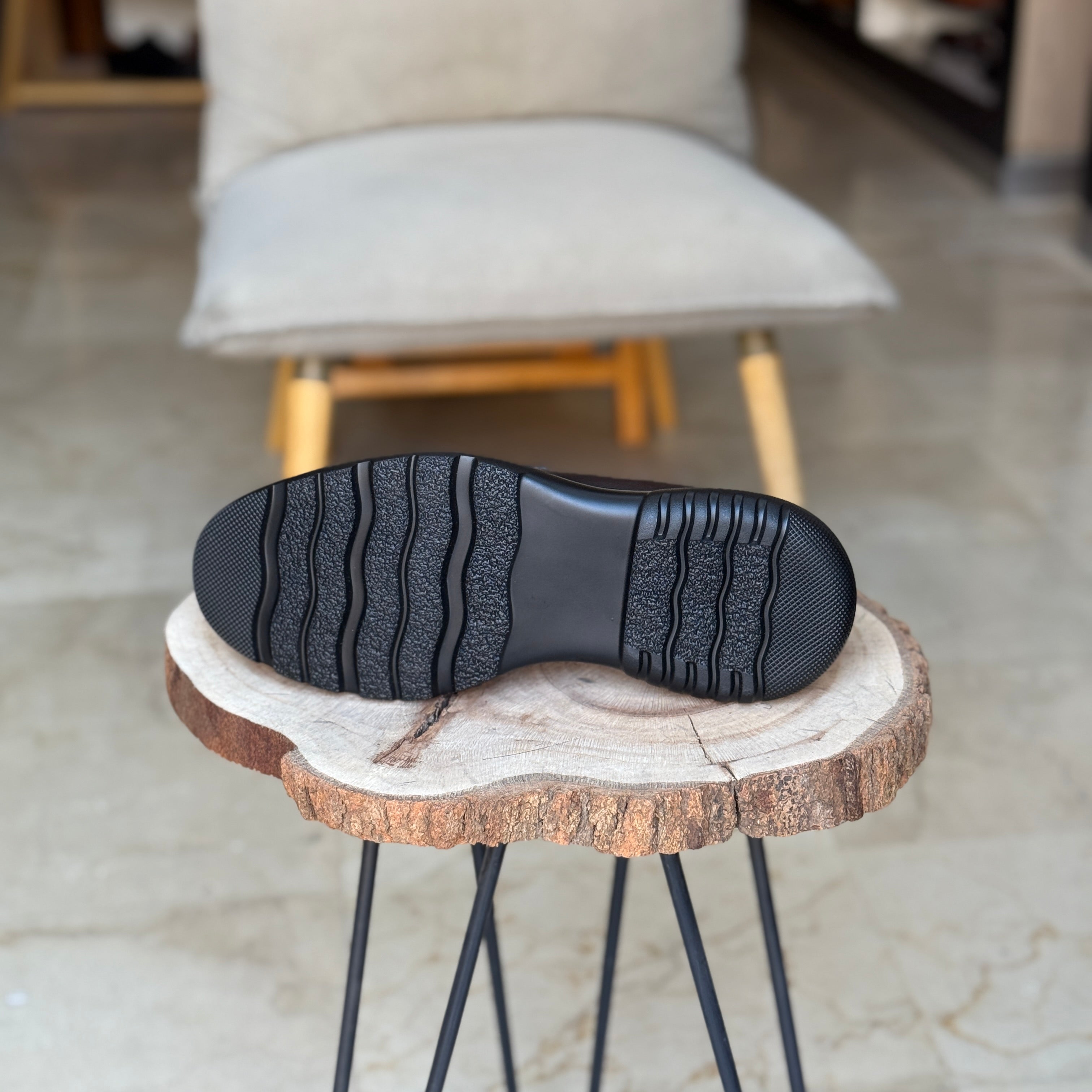 CHAUSSURES EN CUIR VÈRITABLES 437 MARRON