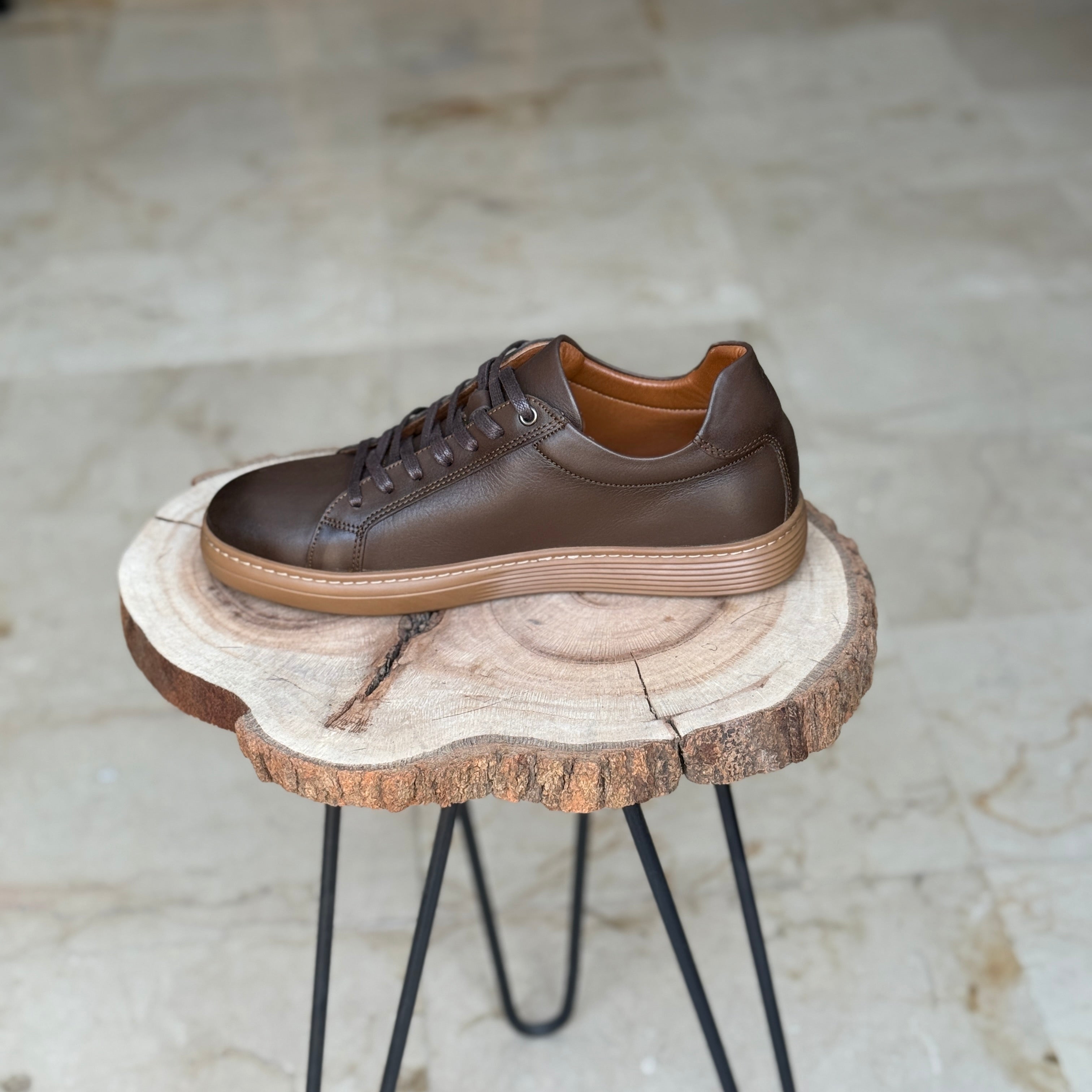 basket en cuir willson 528 taba