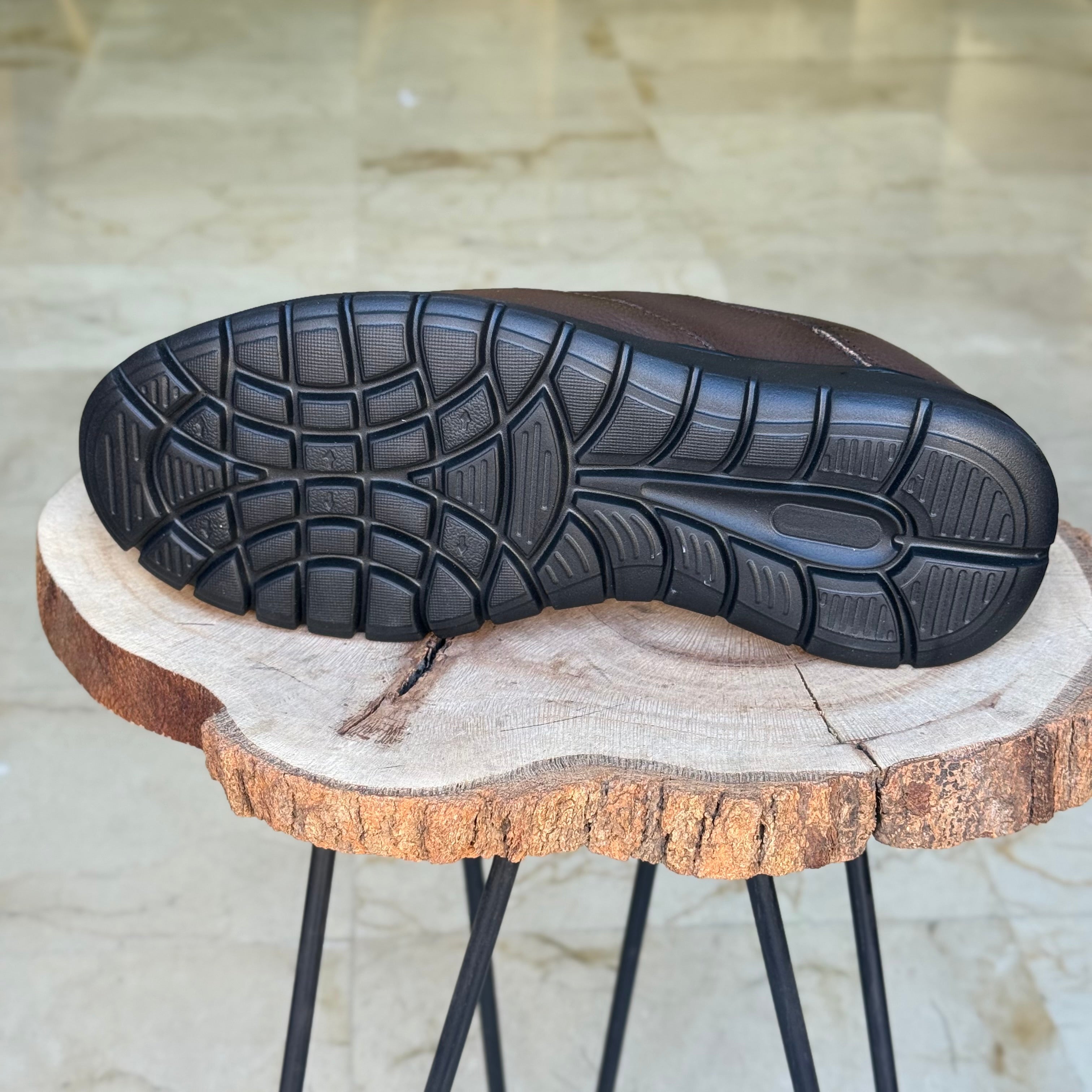 Chaussure Médical En cuir 1003 Marron