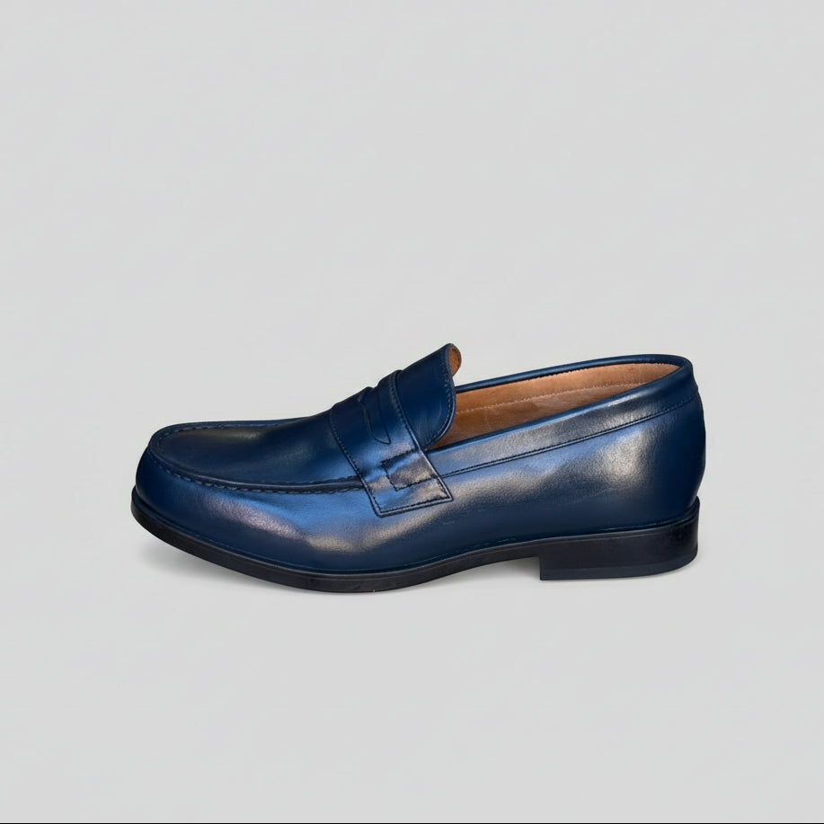 CHAUSSURES EN CUIR DEXTER BLEU - Shopilo Shoes