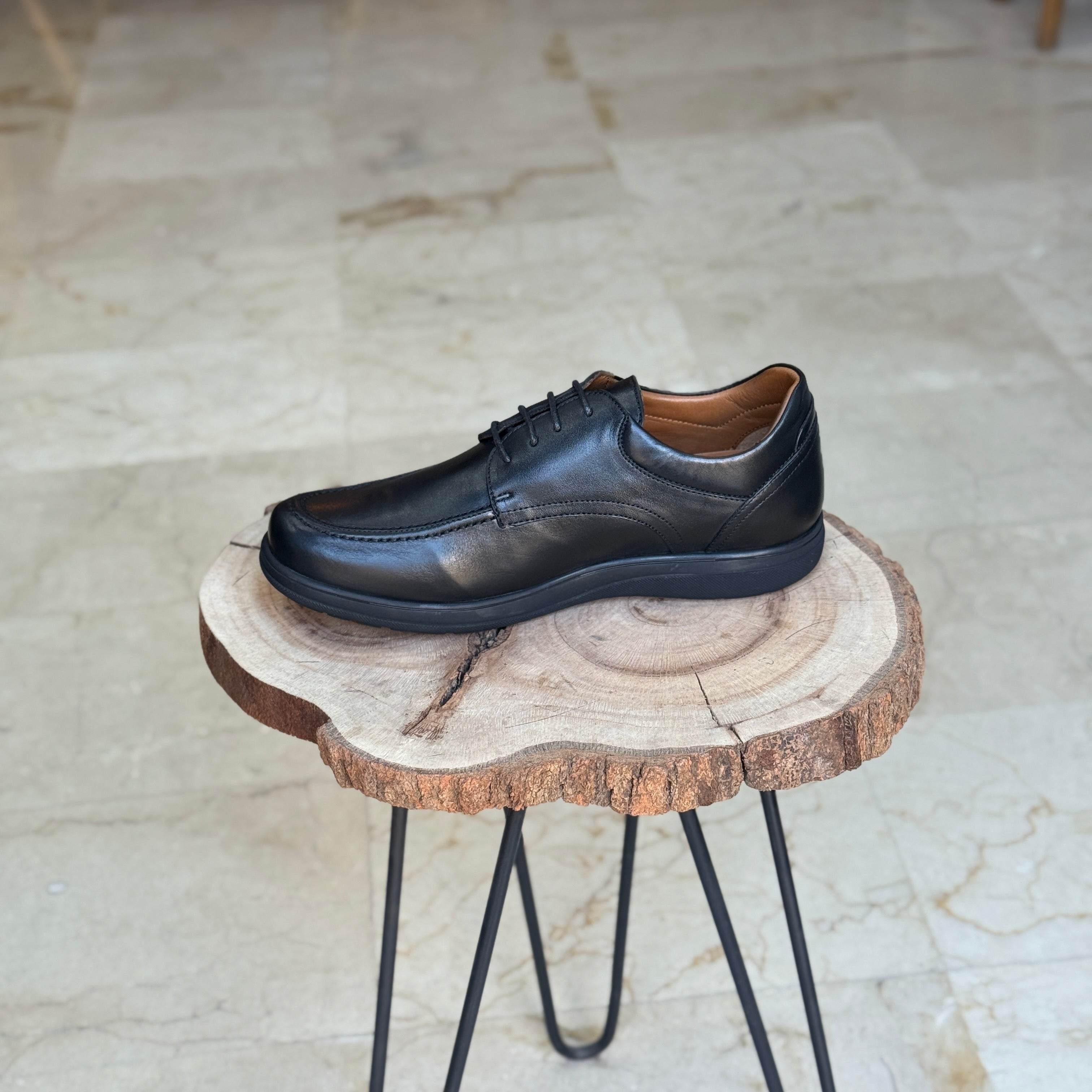 CHAUSSURE MEDICAL EN CUIR 1996 NOIR