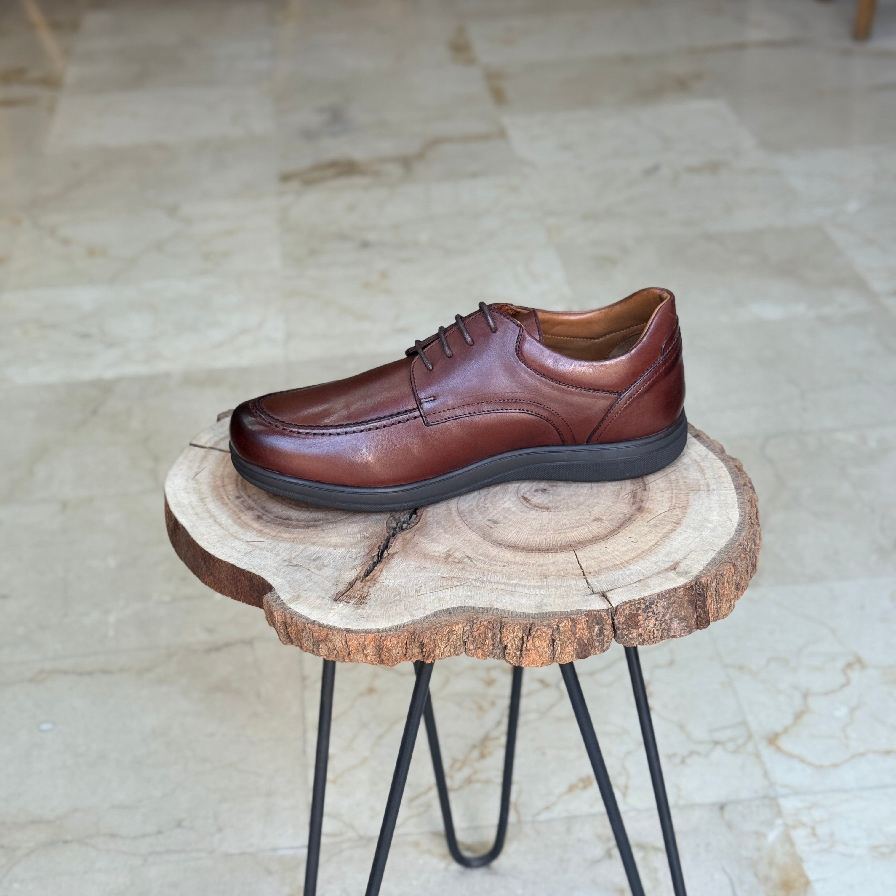 CHAUSSURE MEDICAL EN CUIR 1996 MARRON