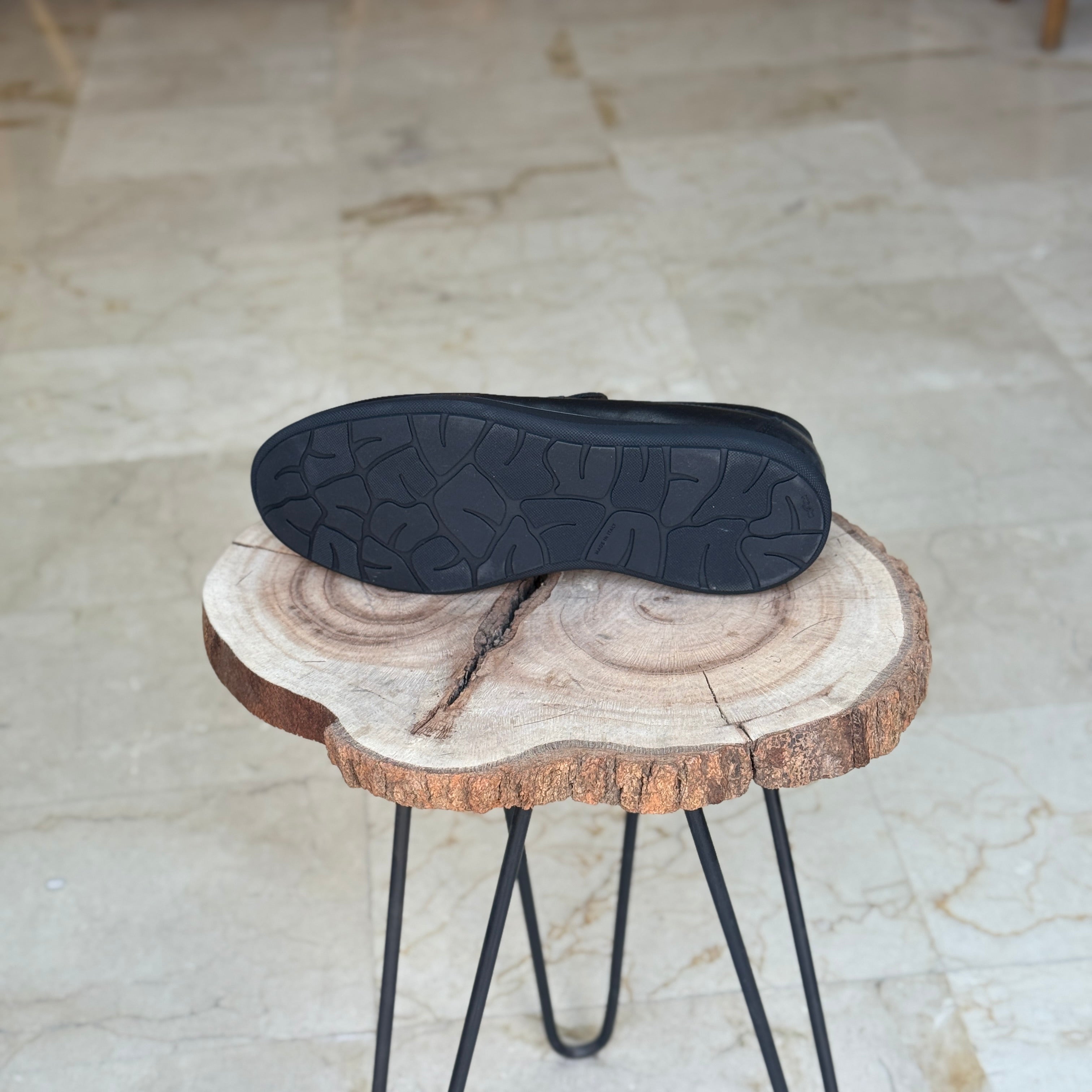 CHAUSSURE MEDICAL EN CUIR 09 NOIR