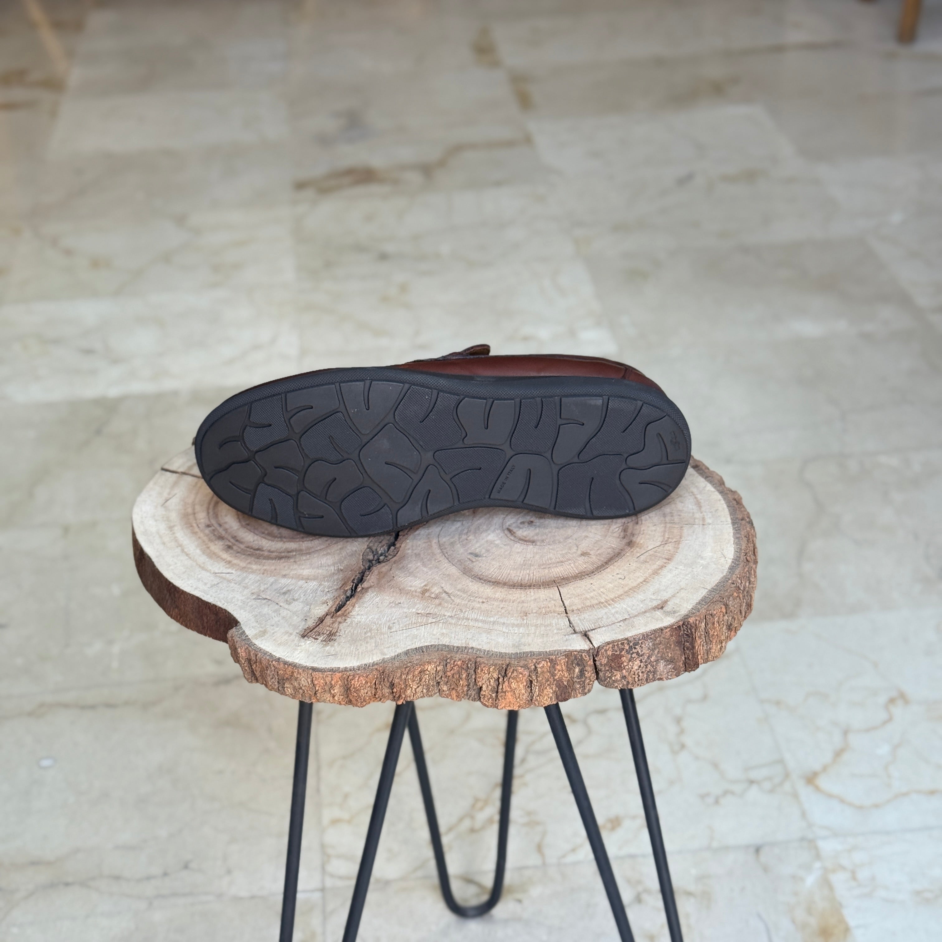 CHAUSSURE MEDICAL EN CUIR 09 MARRON