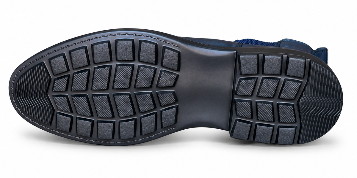 Bottine En Cuir 301 bleu