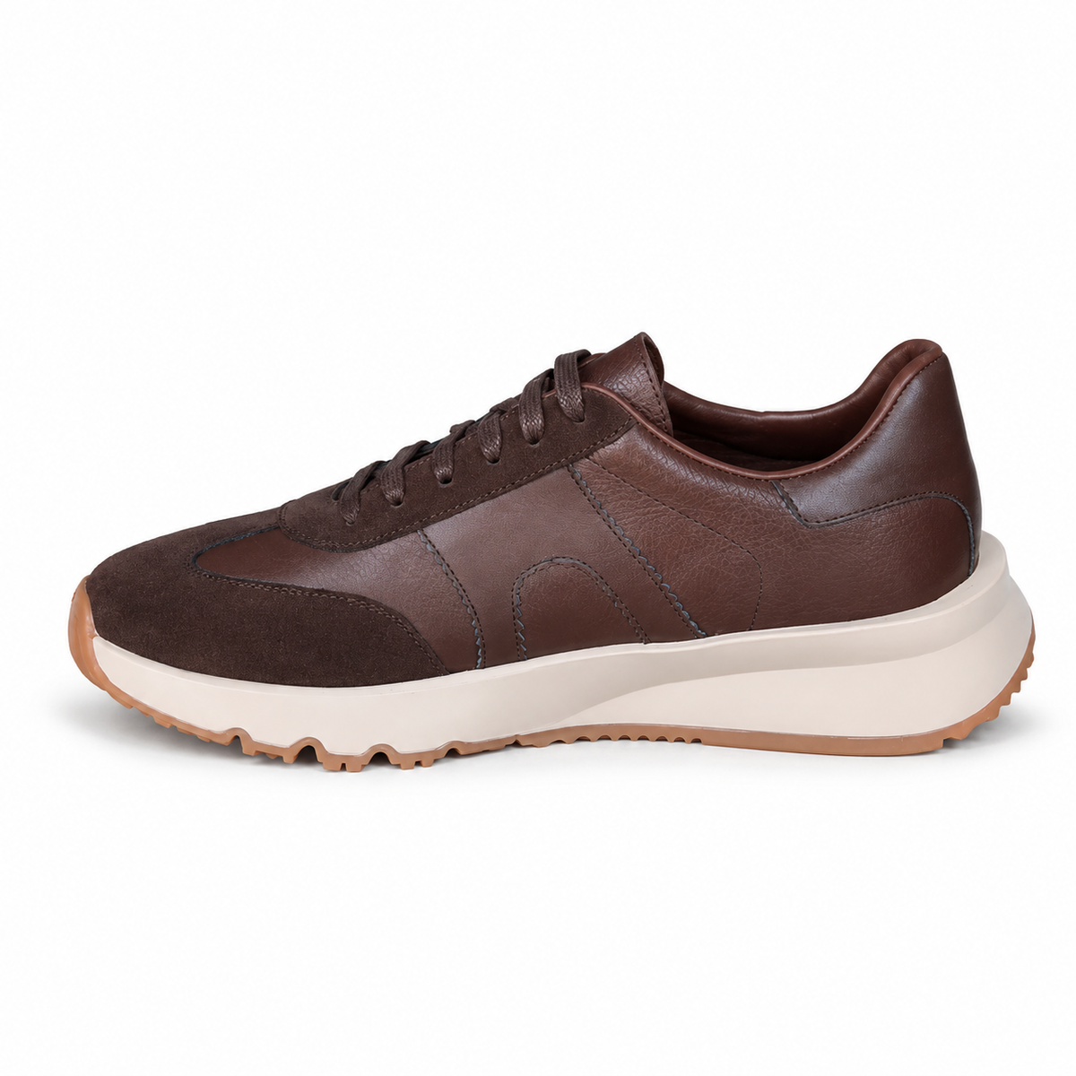 basket en cuir - 926 New MARRON