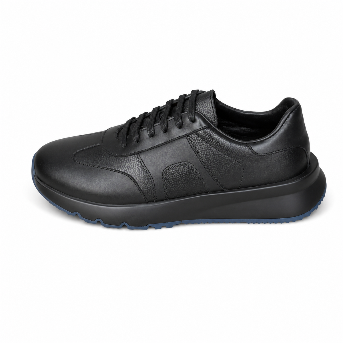 basket en cuir - 926 New NOIR