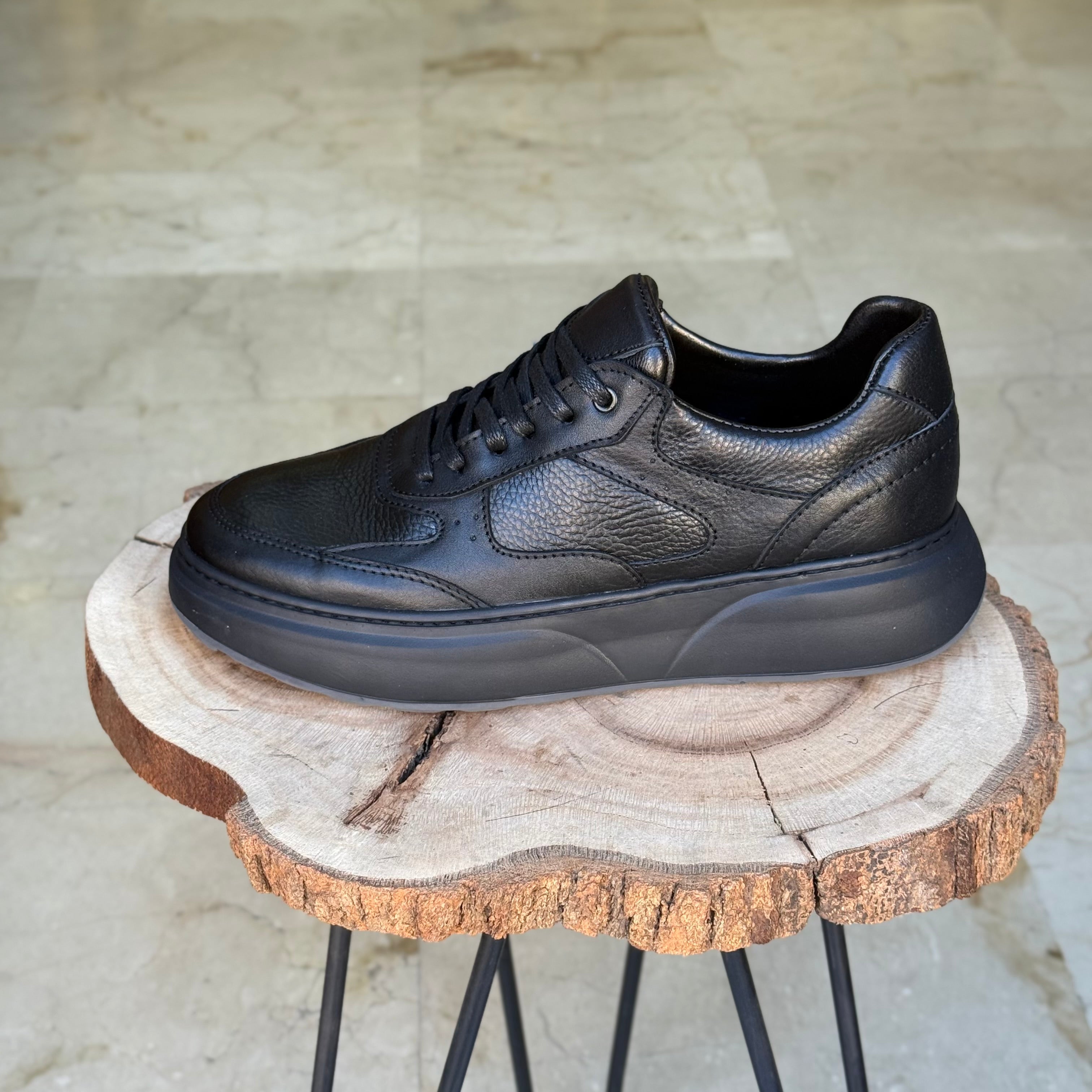 basket en cuir - 874 noir - Shopilo Shoes