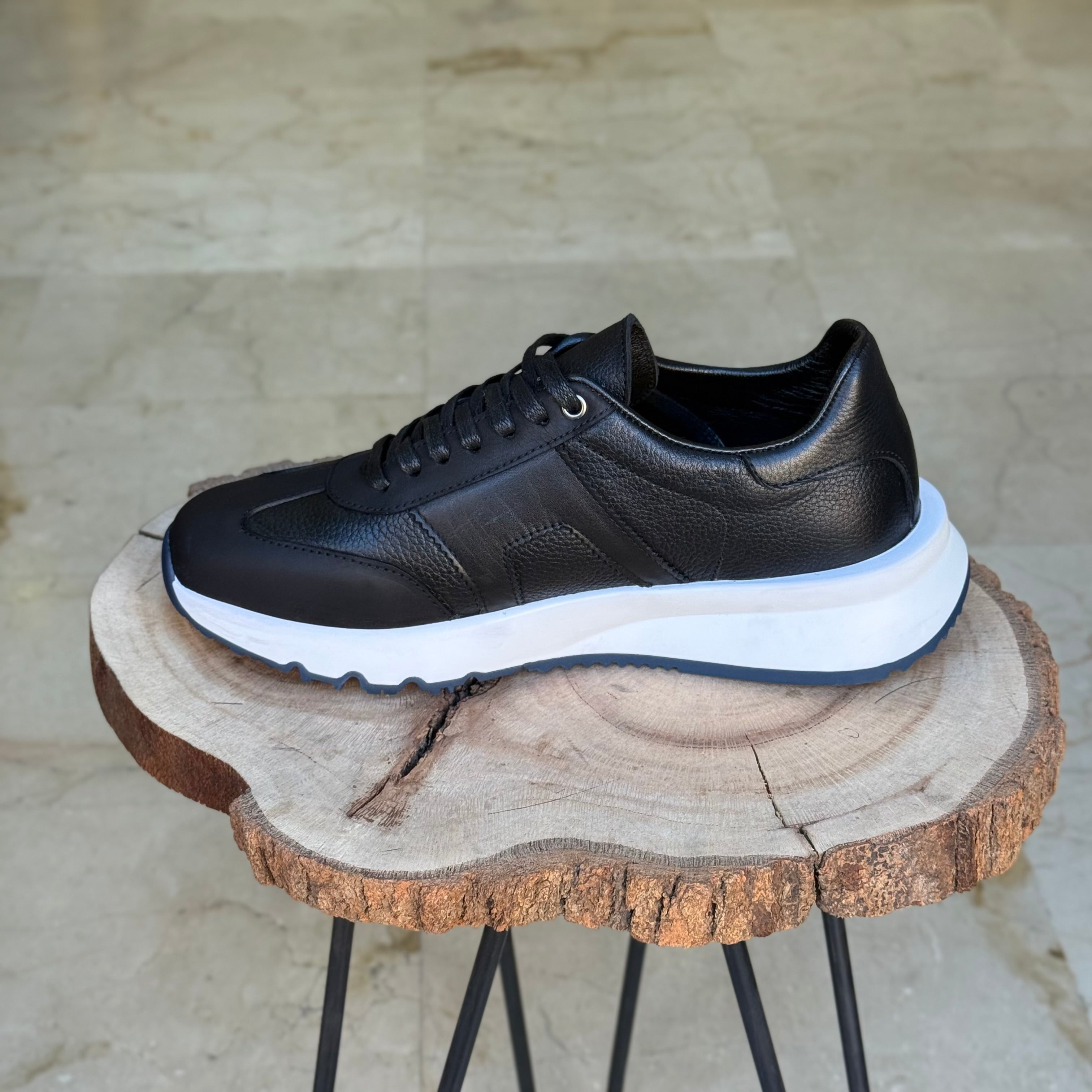 basket en cuir - 926 noir/b - Shopilo Shoes