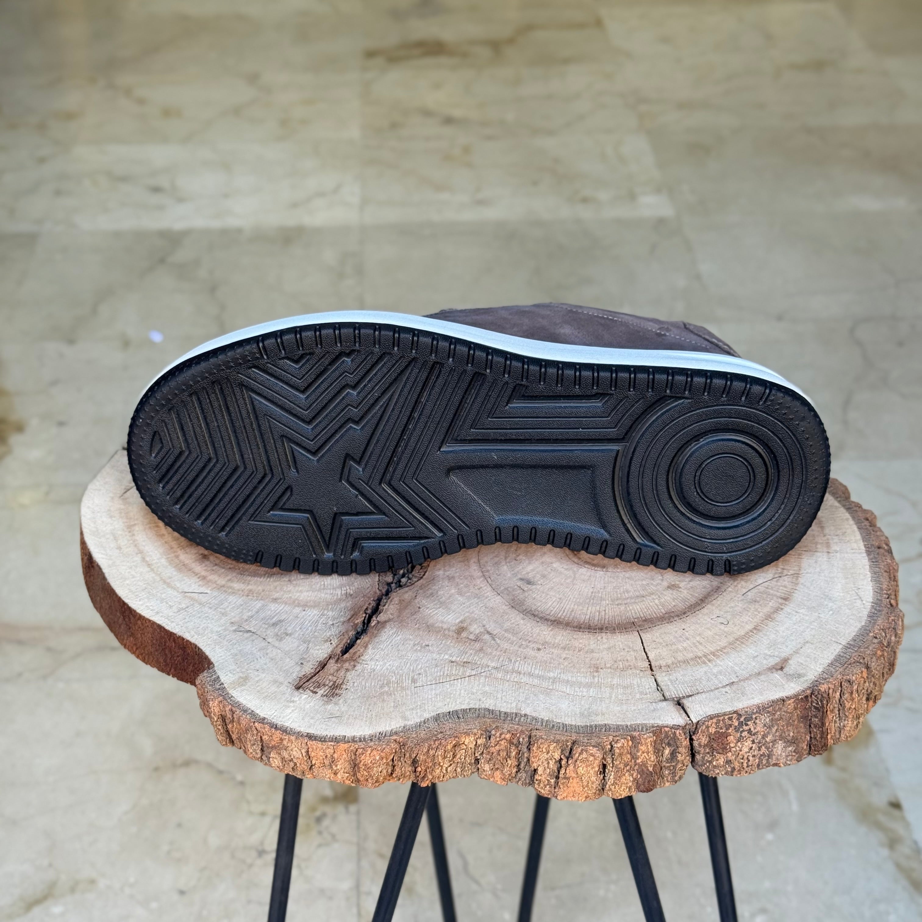 basket en cuir - 825 beige