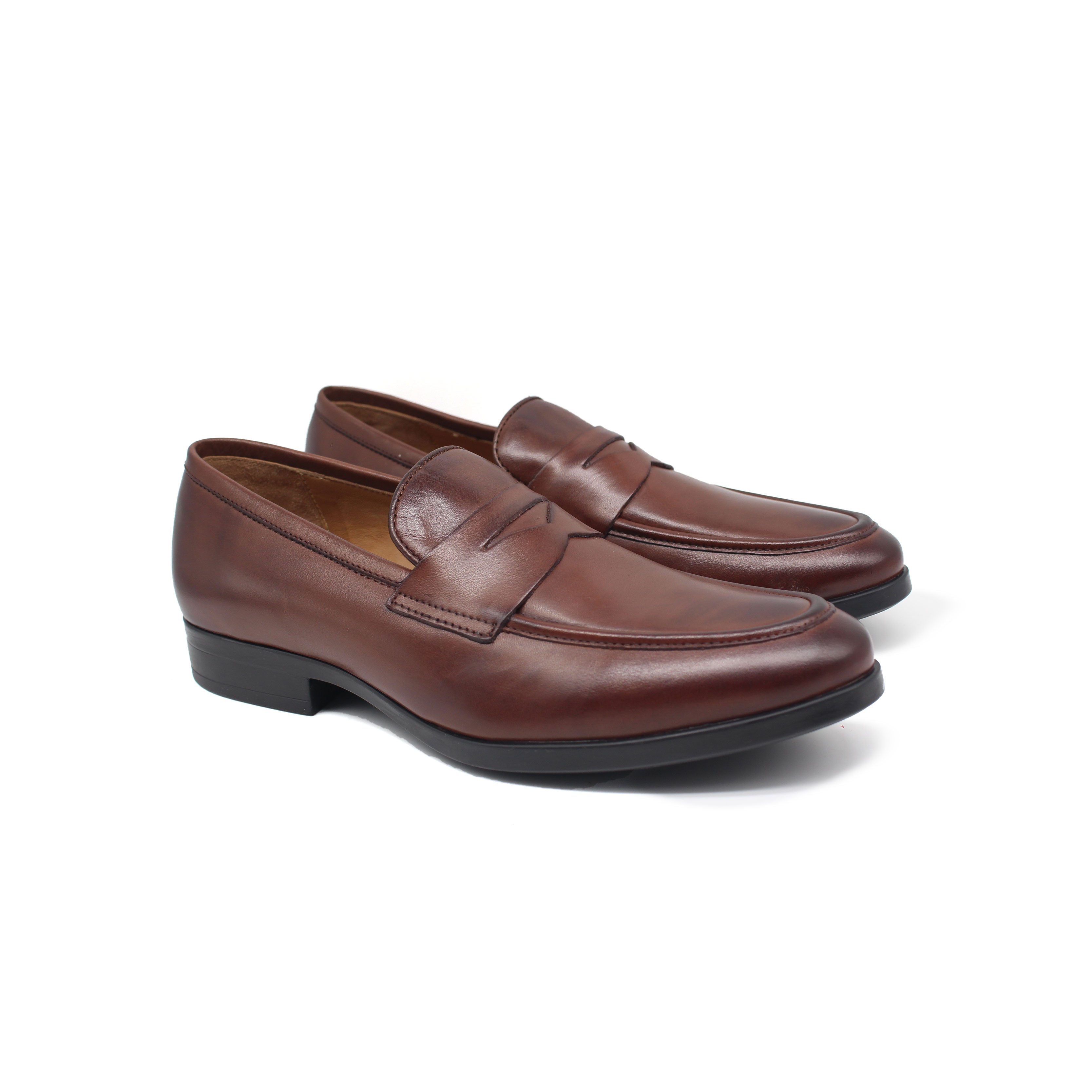 Chaussure Class en Cuir Ref: 40312 Marron Foncé 2K23
