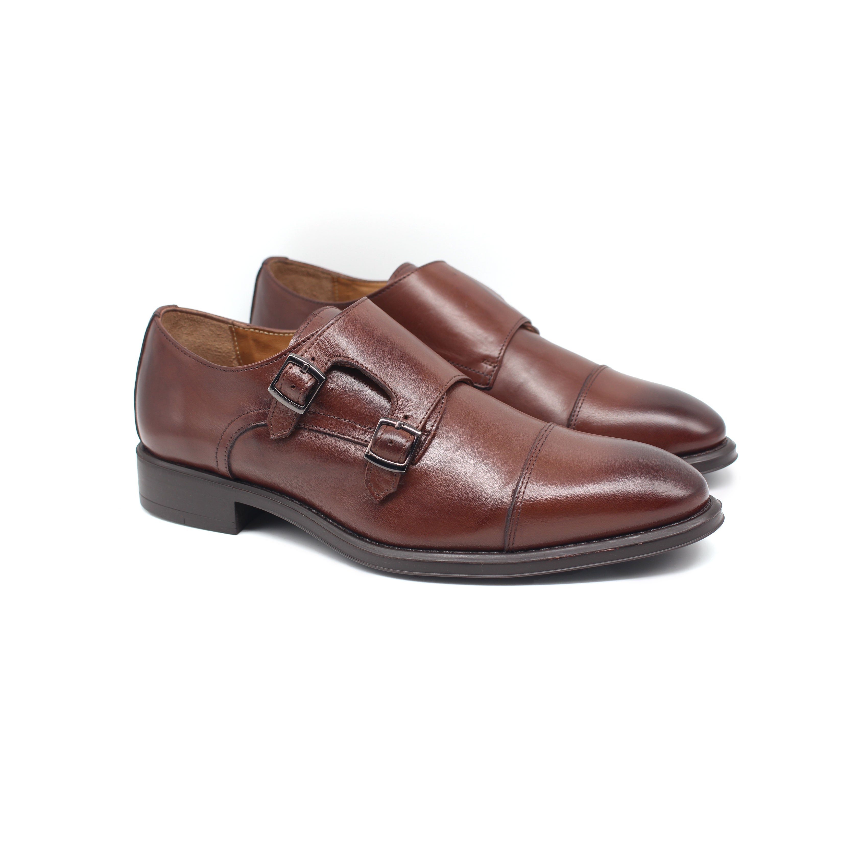 Chaussure Class en Cuir Ref: 610 Marron Foncé