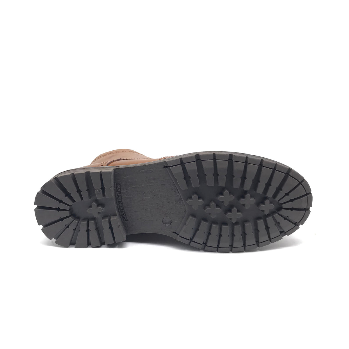 Ref: 405 Bottine en Cuir Marron Clair - Shopilo Shoes