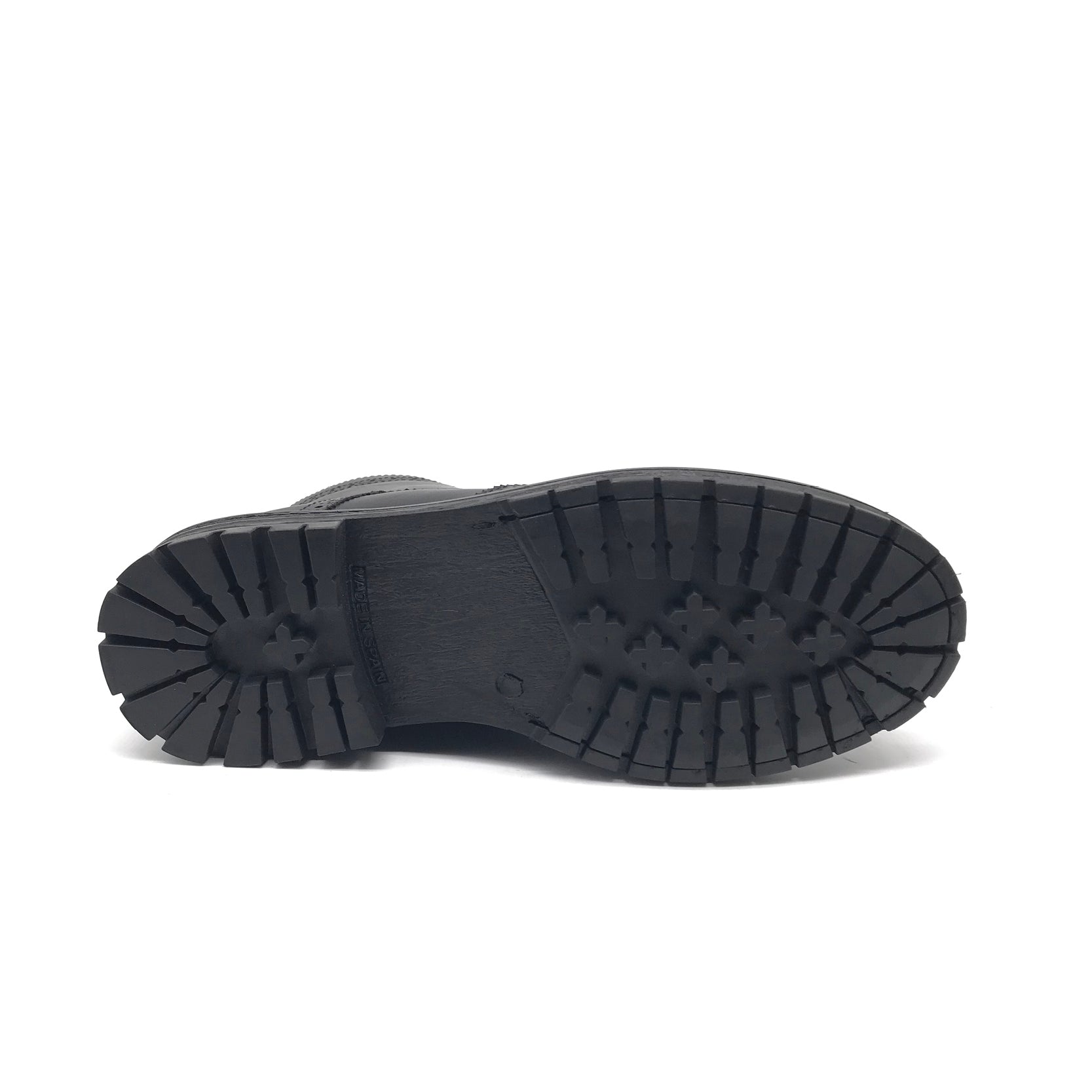 Ref: 405 Bottine en Cuir Noir PR23 - Shopilo Shoes