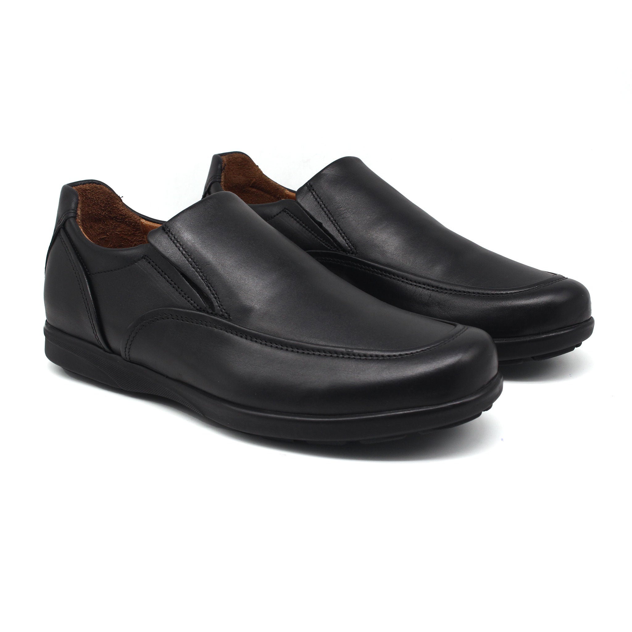 CHAUSSURE MEDICALE EN CUIR REF: 5047 NOIR TK23
