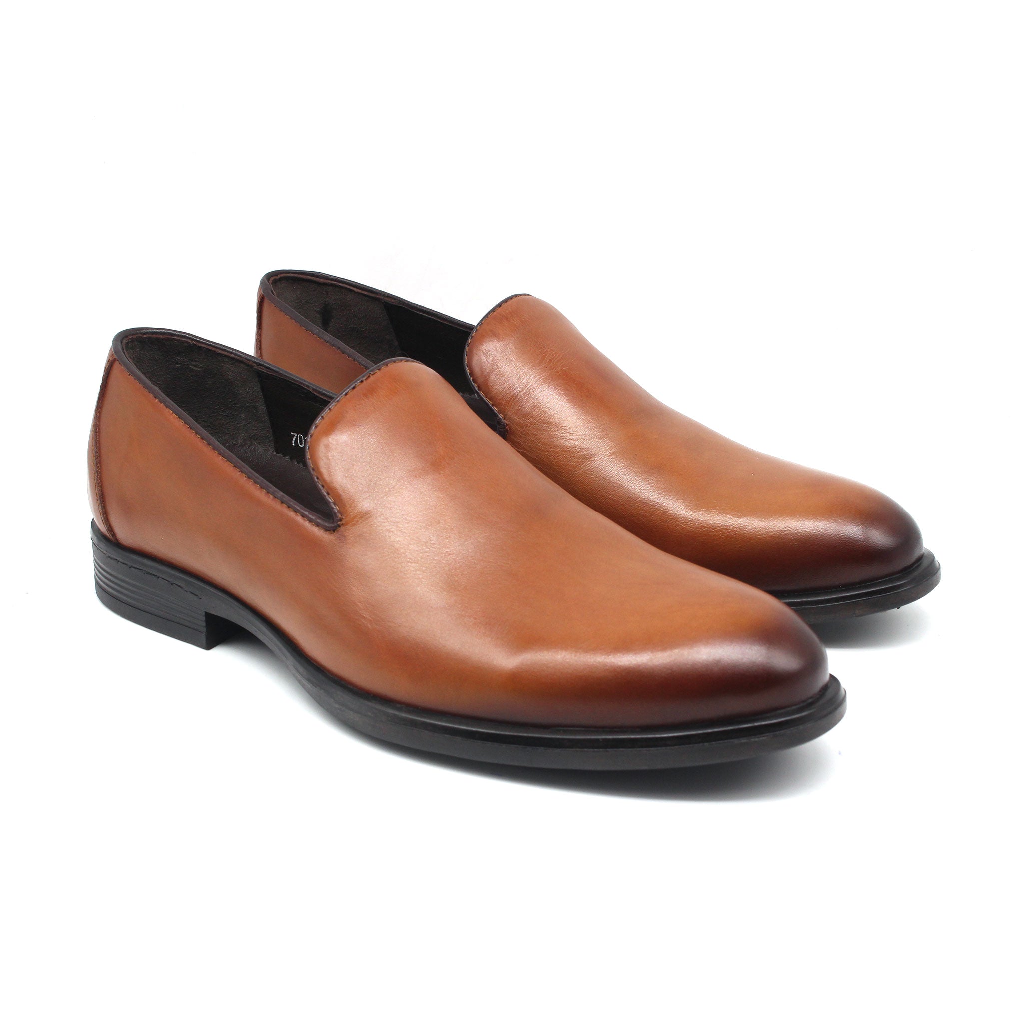 REF: 7019 CHAUSSURE CLASS EN CUIR MARRON CLAIR 2K23