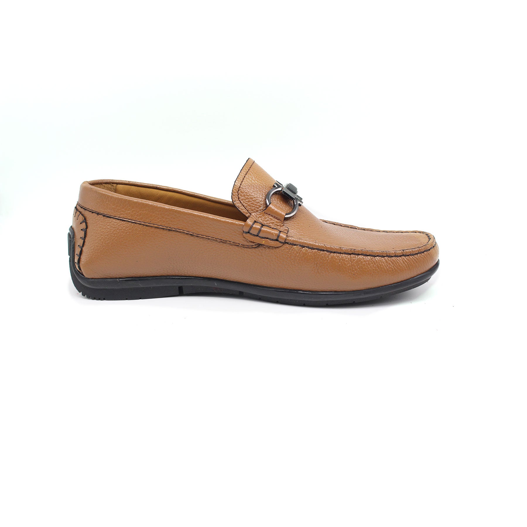 Mocassin en Cuir Ref : 0028 Marron Clair