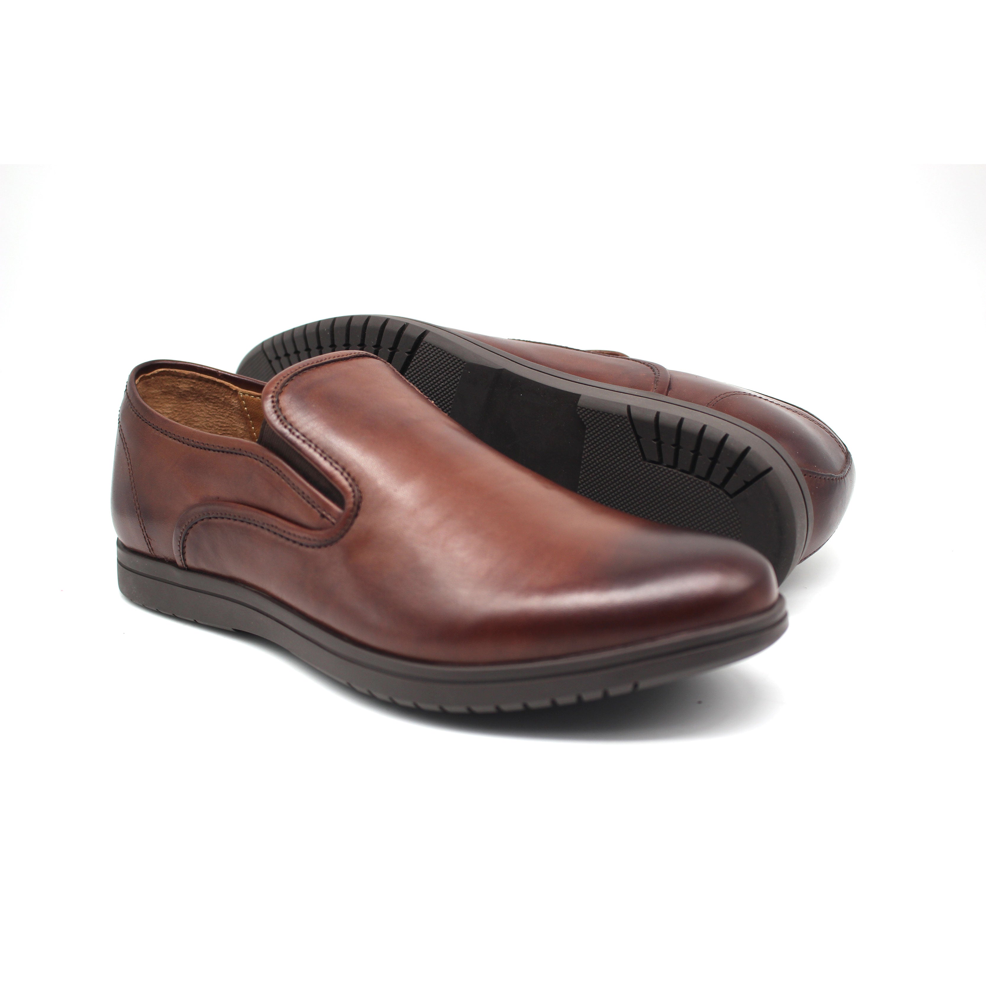 Chaussure Class en Cuir Ref: 9030 Marron Foncé DD