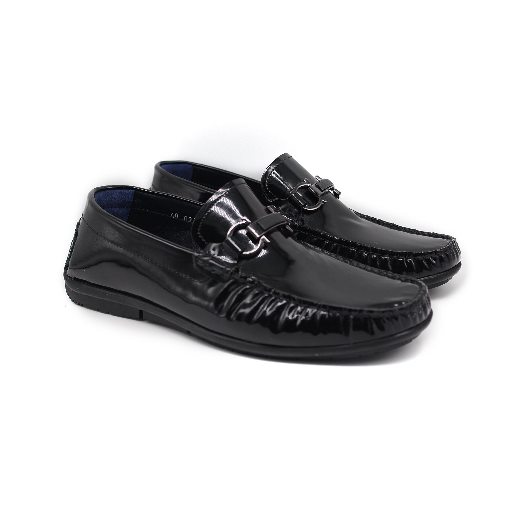 Mocassin en Cuir Ref : 0028 Noir Demasquable