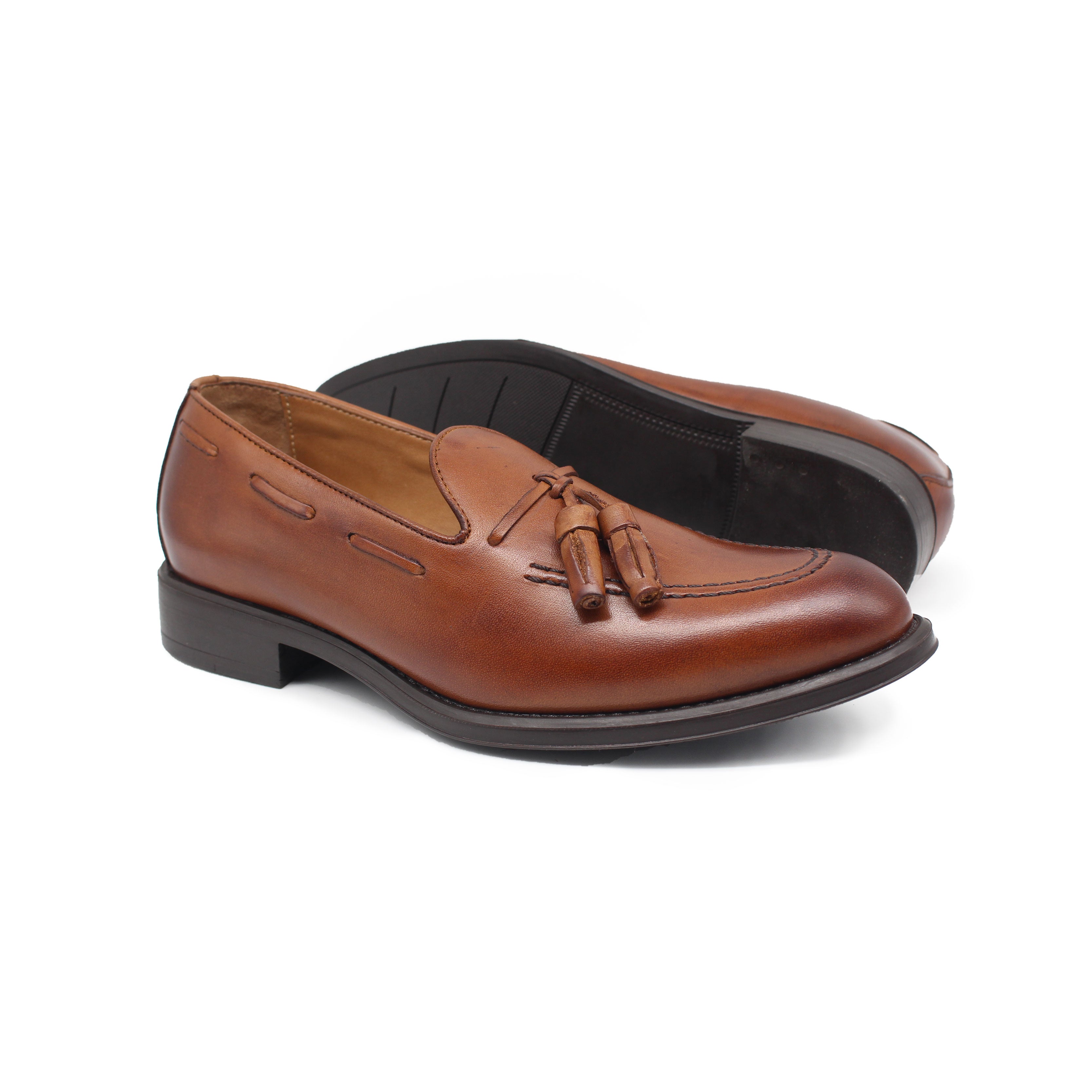 Chaussure Class en Cuir Ref: 214 Marron Clair