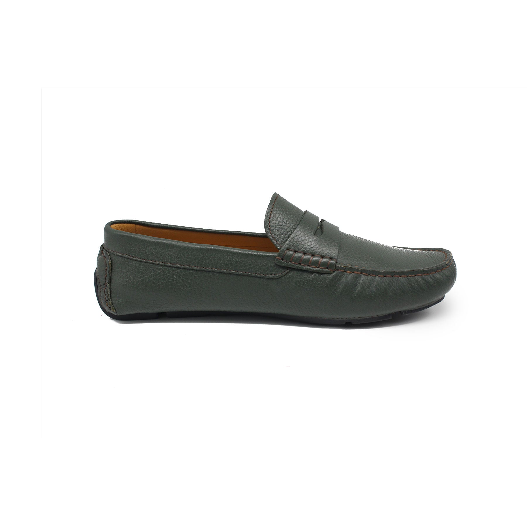 Mocassin en Cuir Ref : 455 Vert