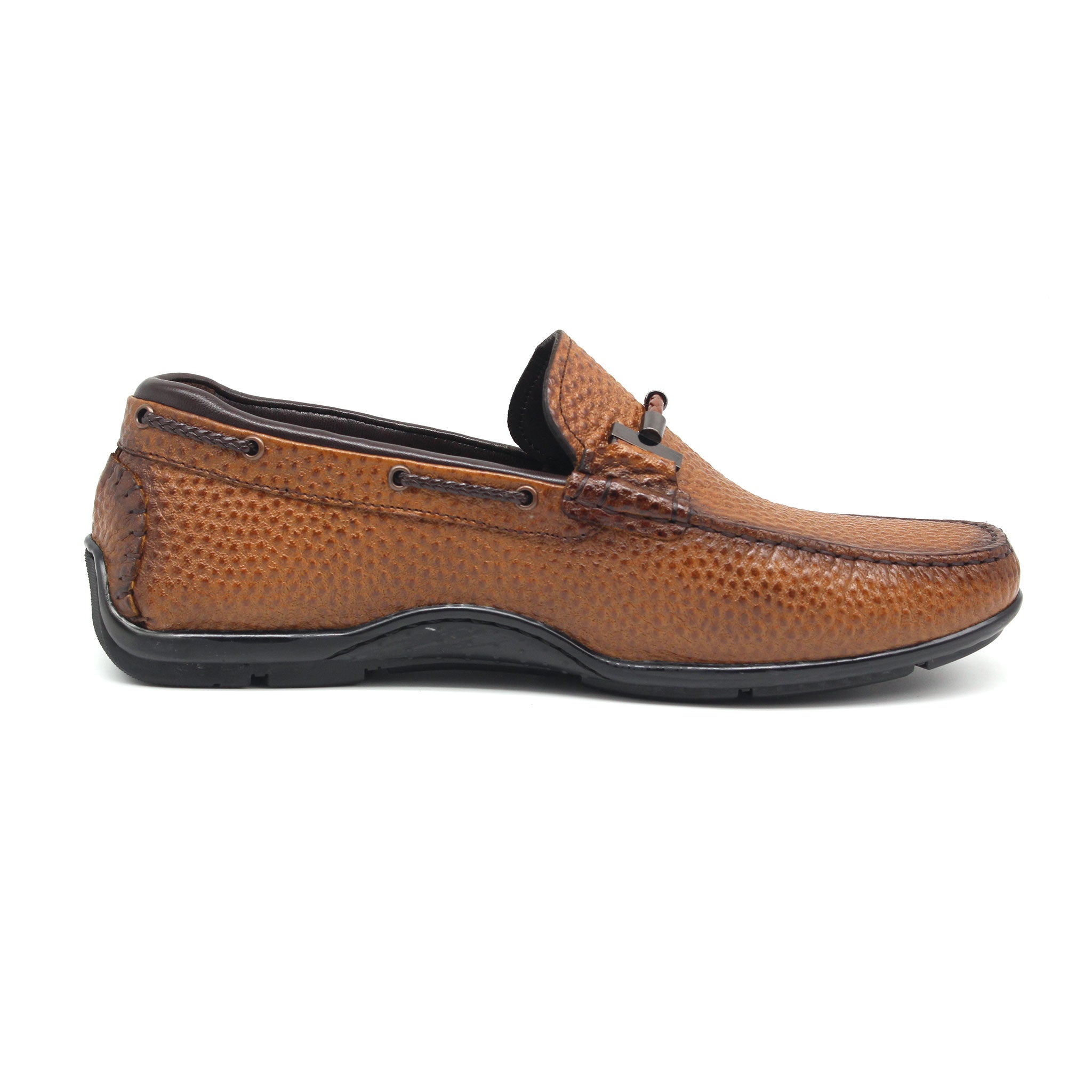 MOCASSIN EN CUIR REF 1823 MARRON CLAIR AR