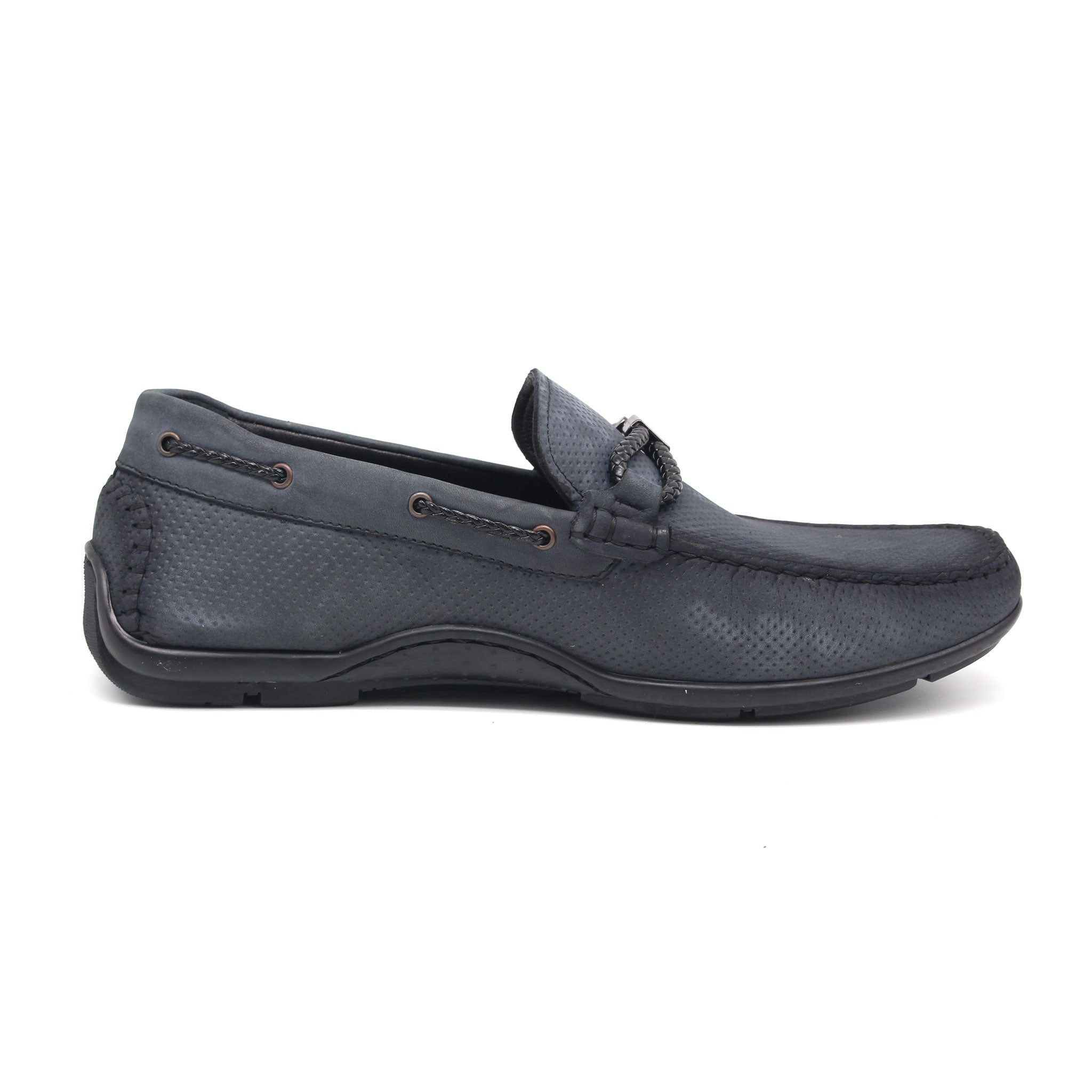 MOCASSIN EN CUIR REF 1828 GRIS AR