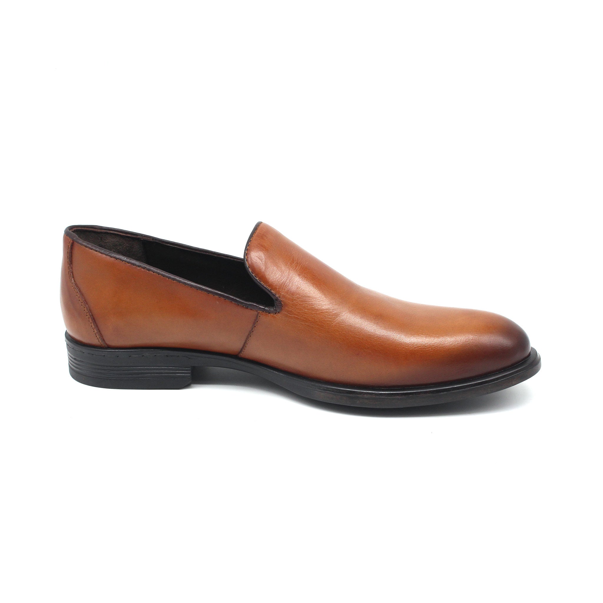 REF: 7019 CHAUSSURE CLASS EN CUIR MARRON CLAIR 2K23