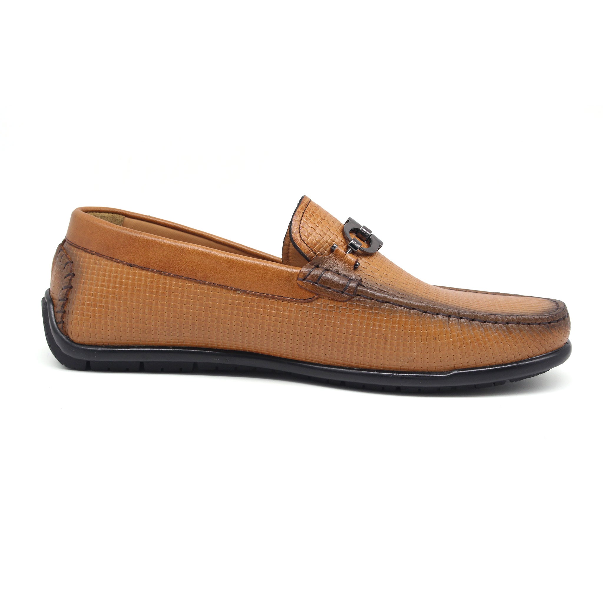 MOCASSIN EN CUIR REF 1717 MARRON CLAIR