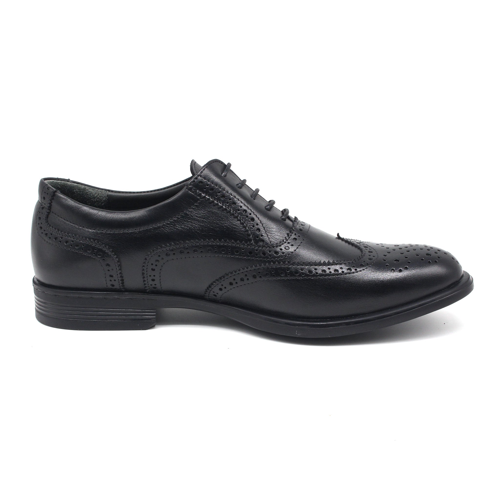 REF: 253 CHAUSSURE CLASSE EN CUIR NOIR