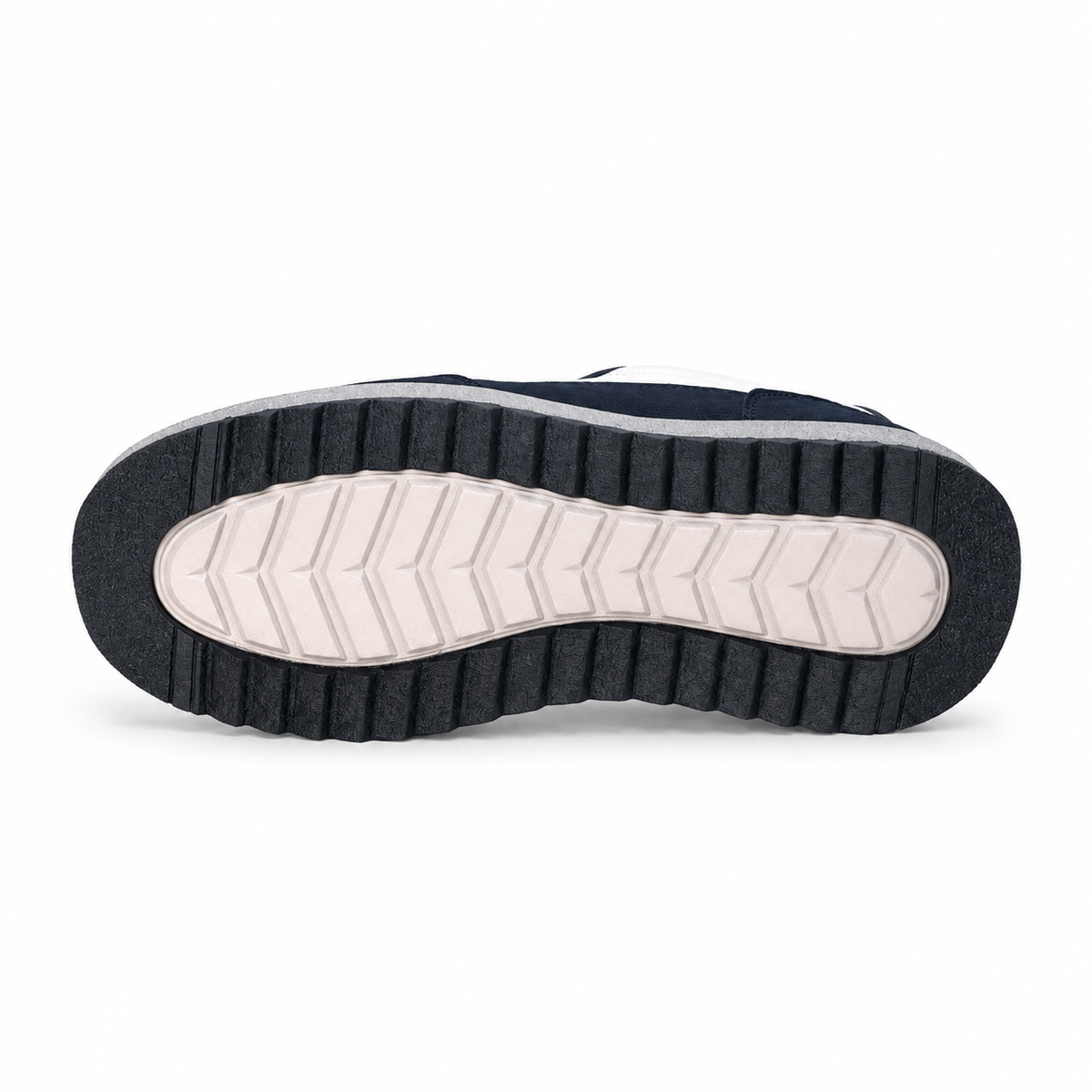 basket en cuir 0061 Bleu